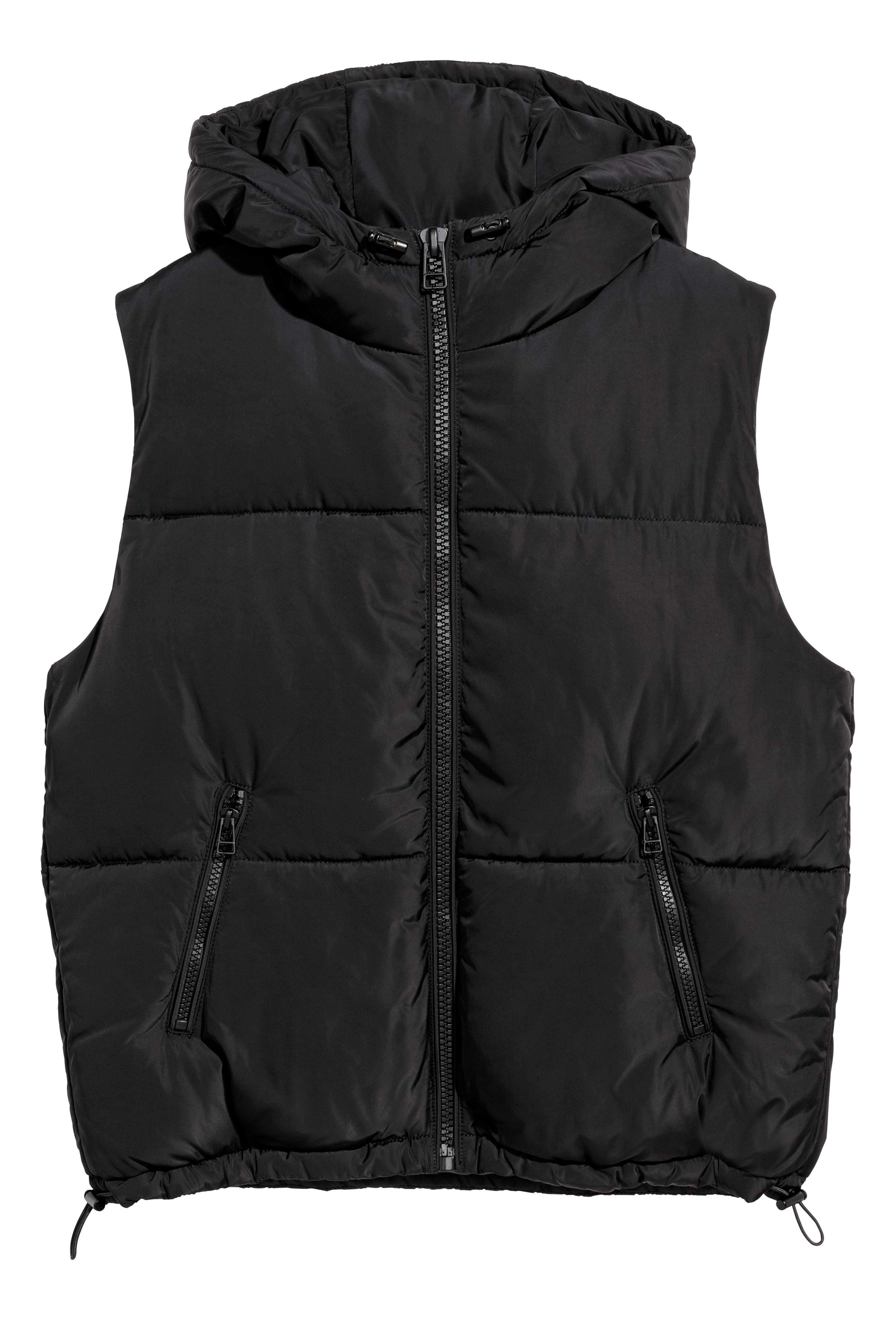 Kids Sleeveless Hooded Gilet โ Black Padded Lined Bodywarmer Jacket, Unisex, A2Z 4 Kidsยฎ