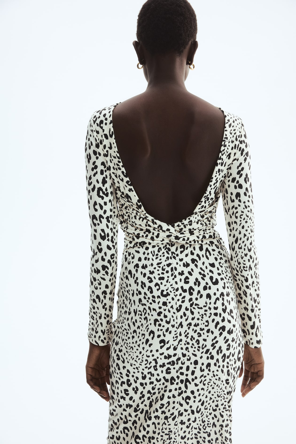 Open-Back Jersey Dress - image 5
