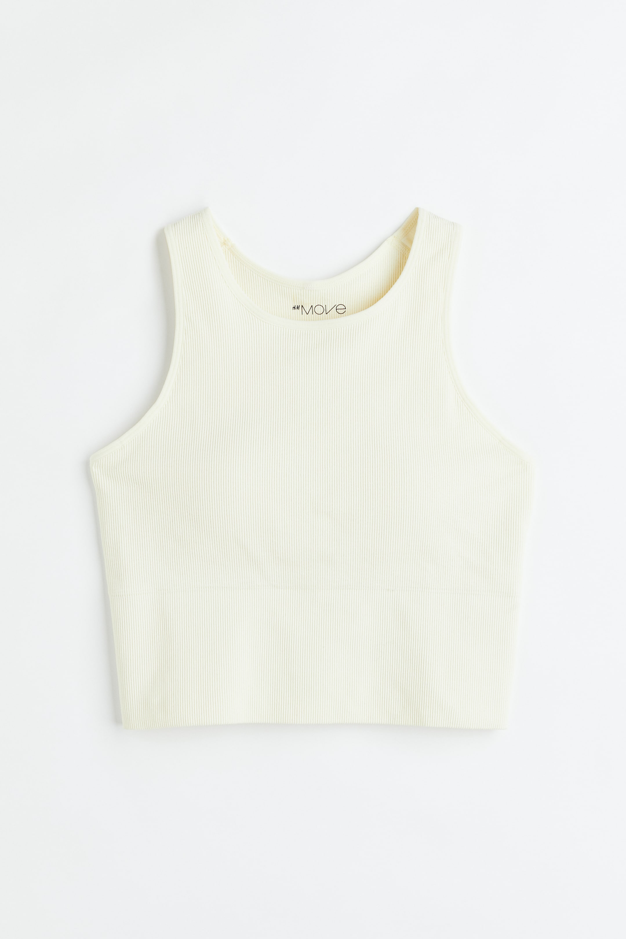 View larger image: Medium Support Sports Bra With DryMove™ - Cream - Ladies | H&M AU 1