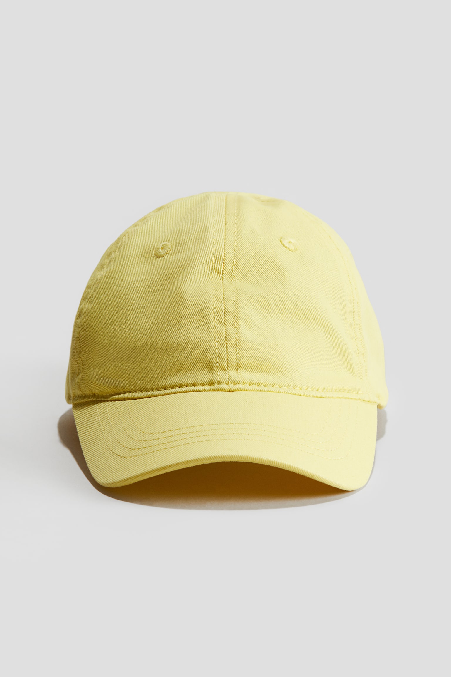 Cotton twill cap - Yellow - 1