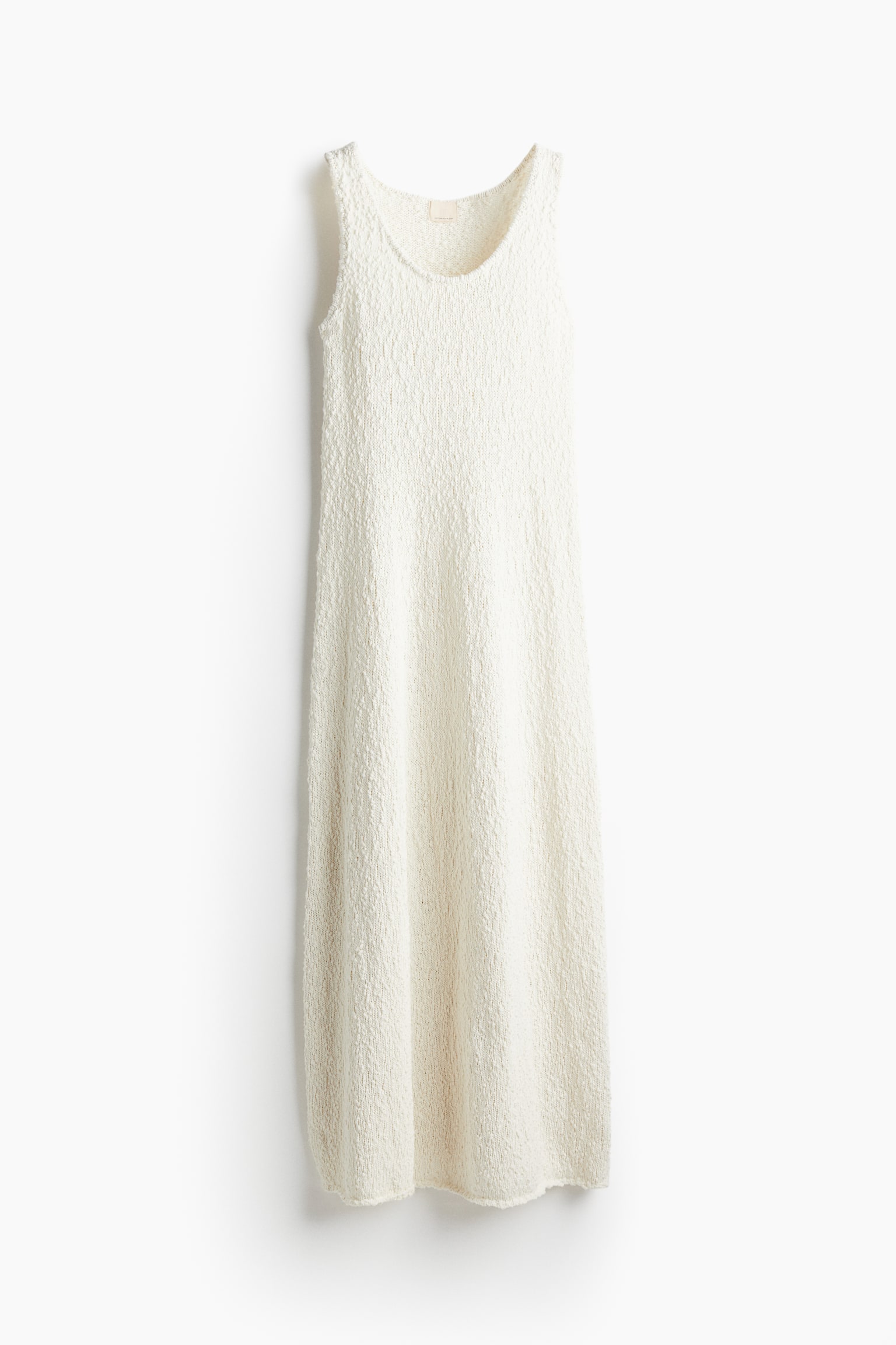 Silk-blend knitted dress - White - 1