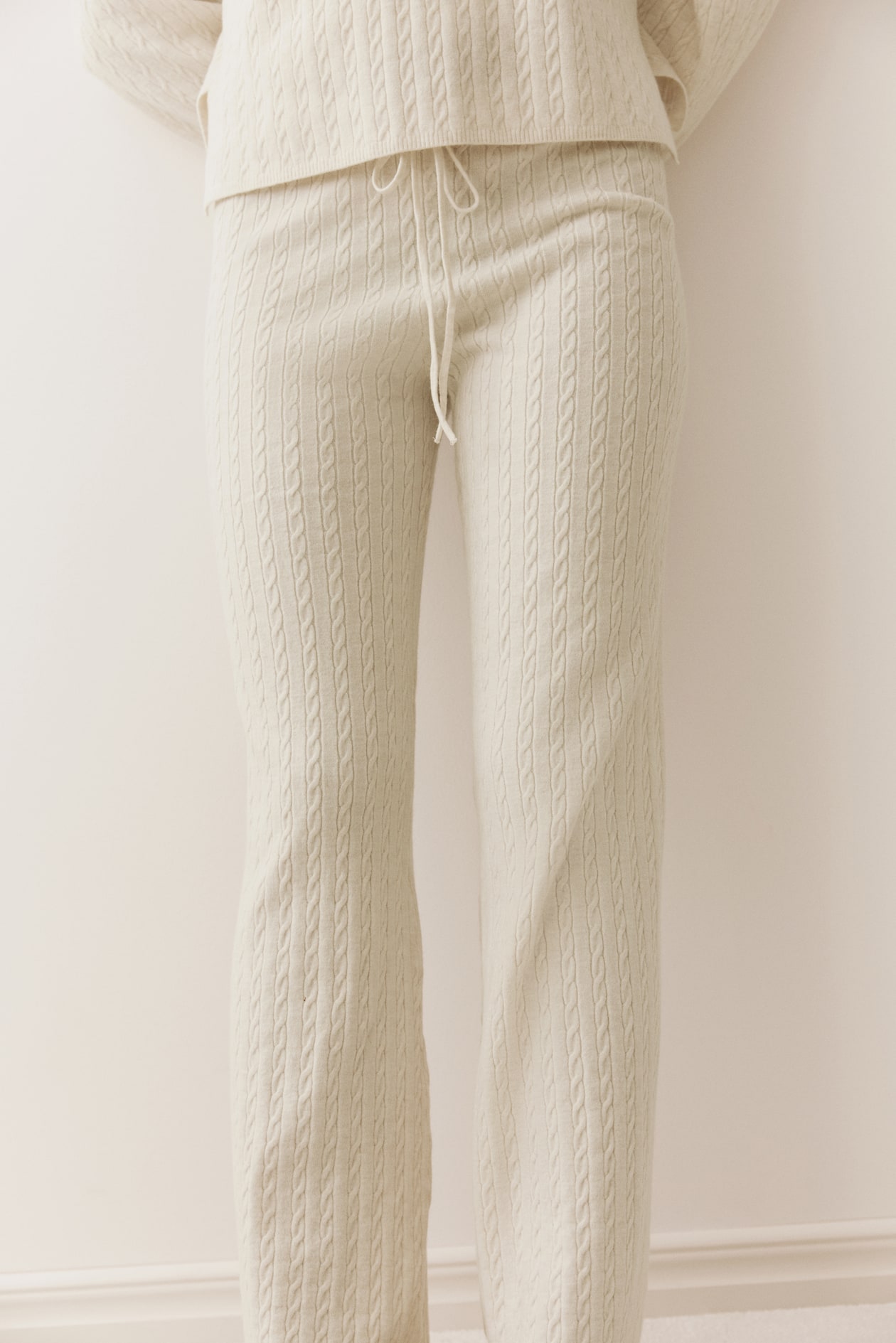 Cable-Knit Pants - image 5