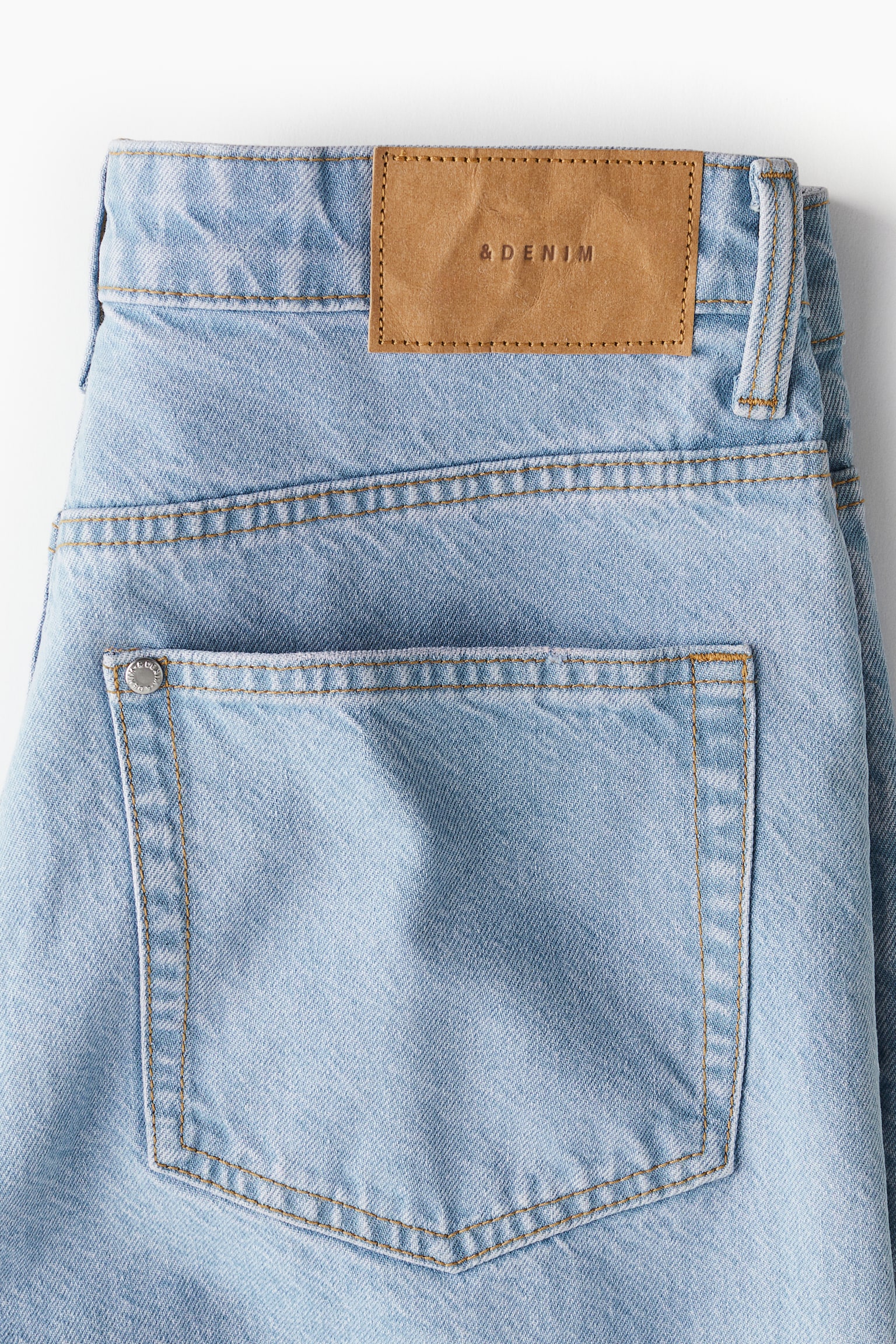 Bermuda Baggy High Denim shorts - Light denim blue/Light denim blue/Beige/White/Black/Dark denim blue - 5