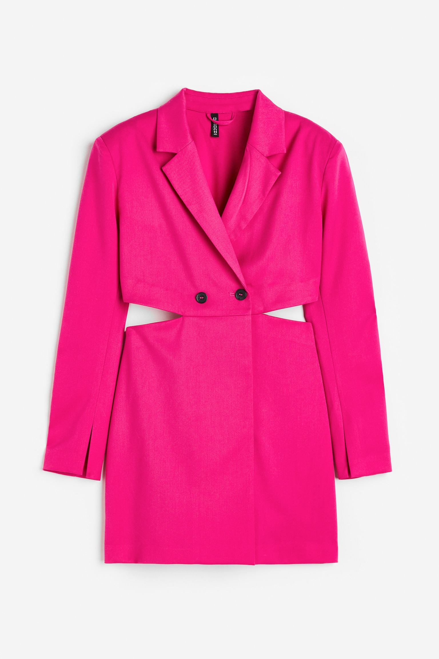 Cut Out Jacket Dress - Cerise - 1