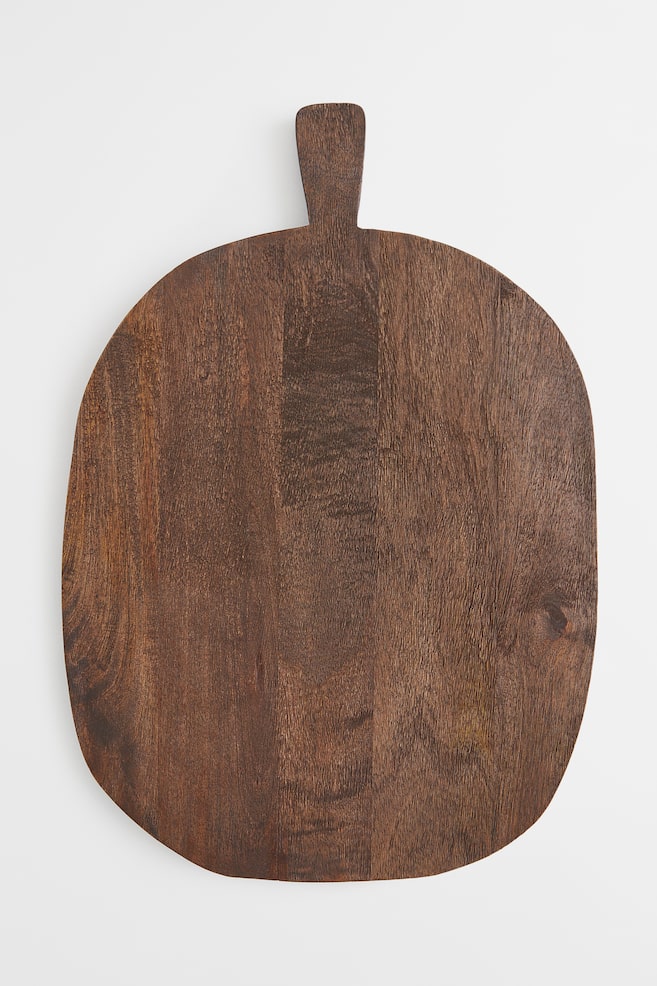 Large mango wood chopping board - Dark brown - 1