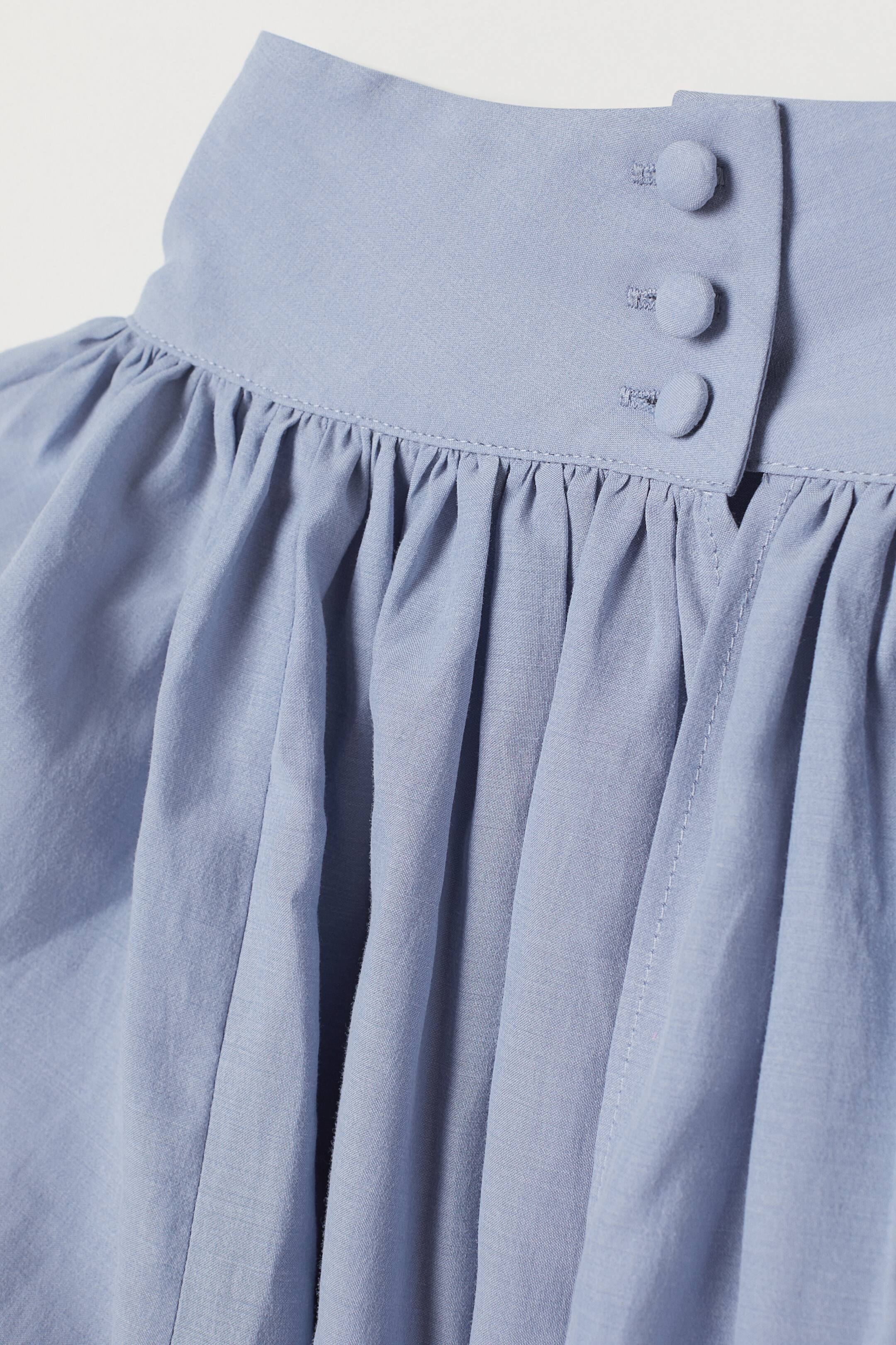 View larger image: Balloon-sleeved blouse - Light blue - Ladies | H&M 3