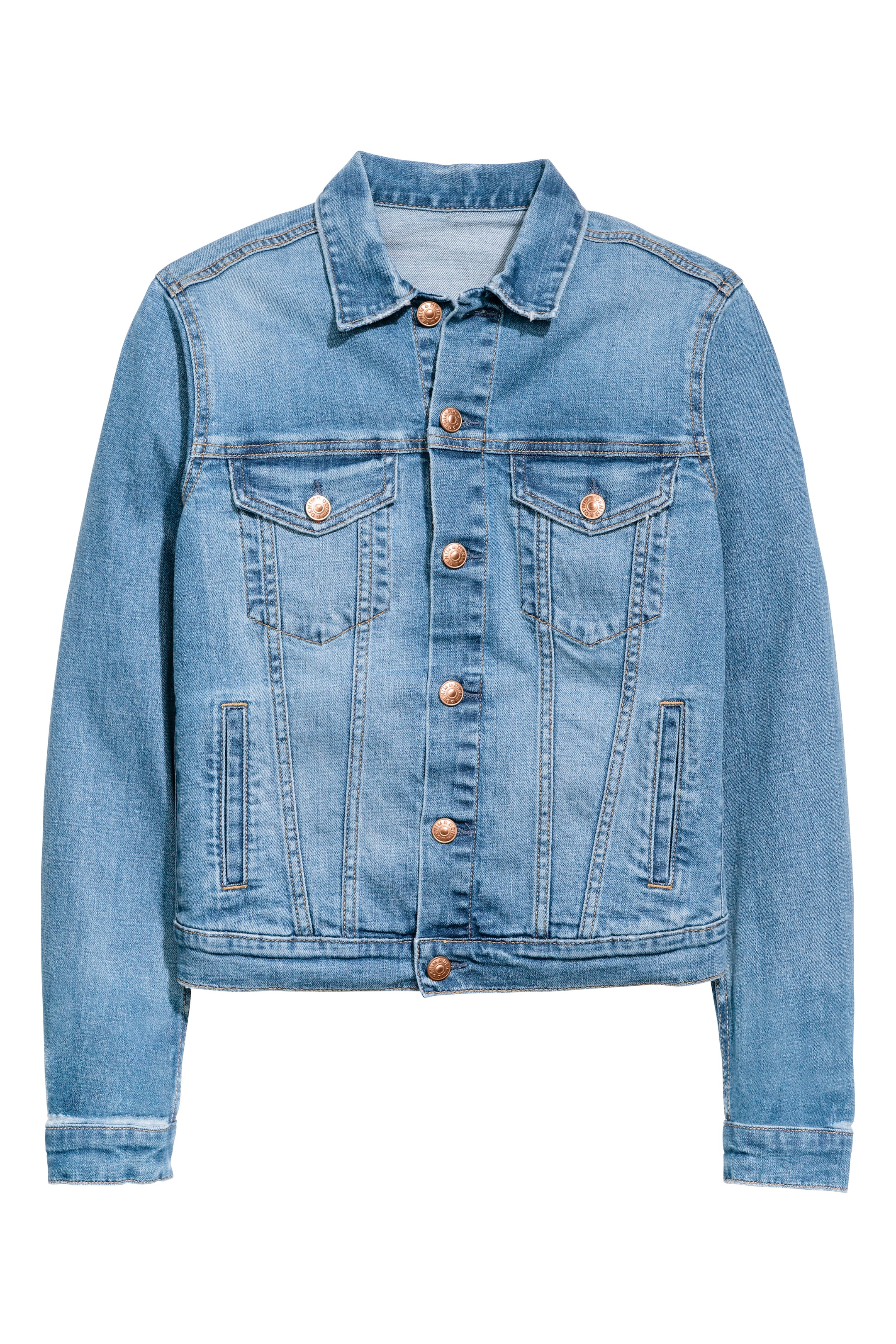 Zobrazit větší obrázek: Džínová bunda - Denim blue - ŽENY | H&M CZ 1