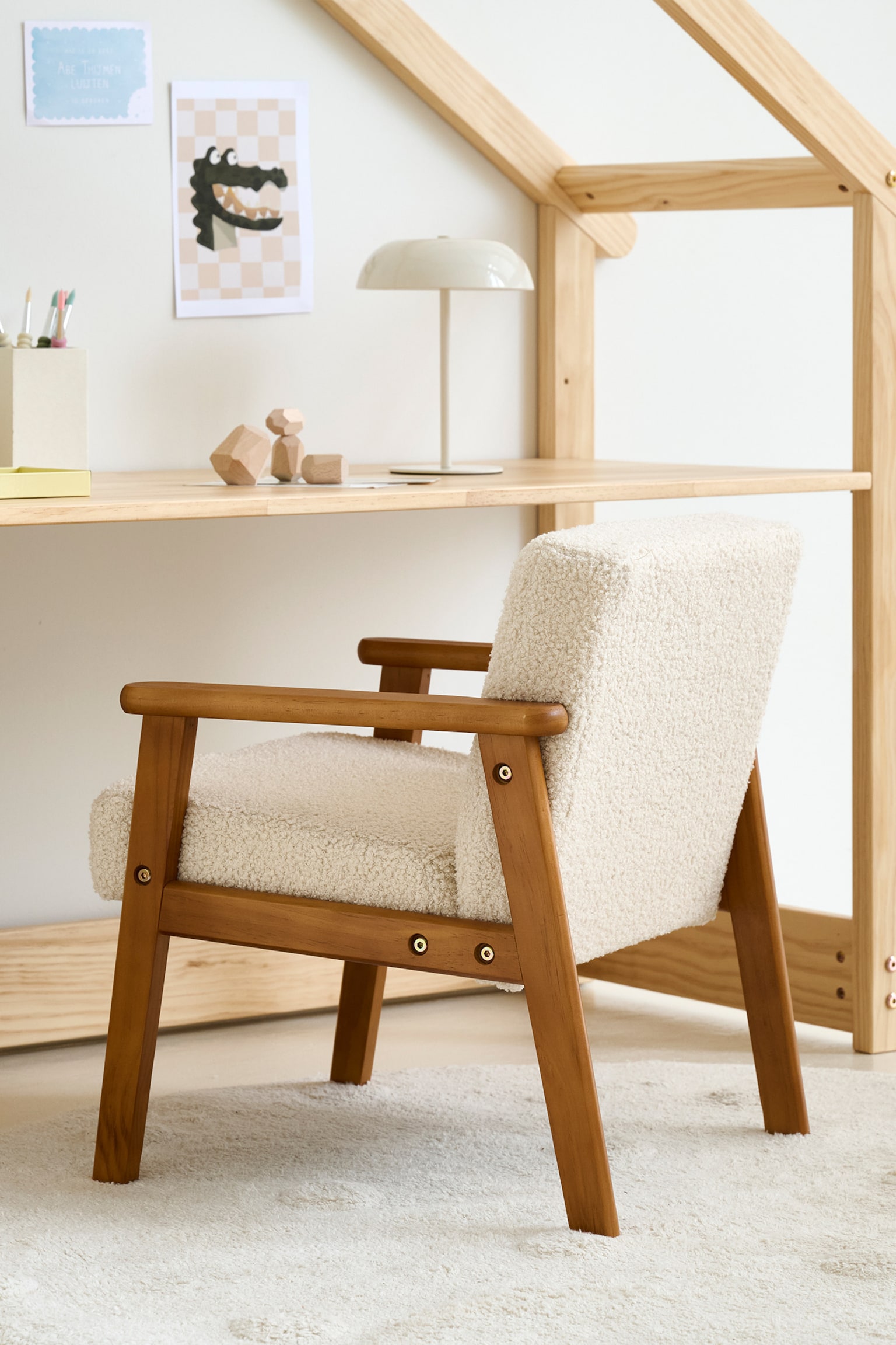 Kinderfauteuil - Retro-Beige - 4