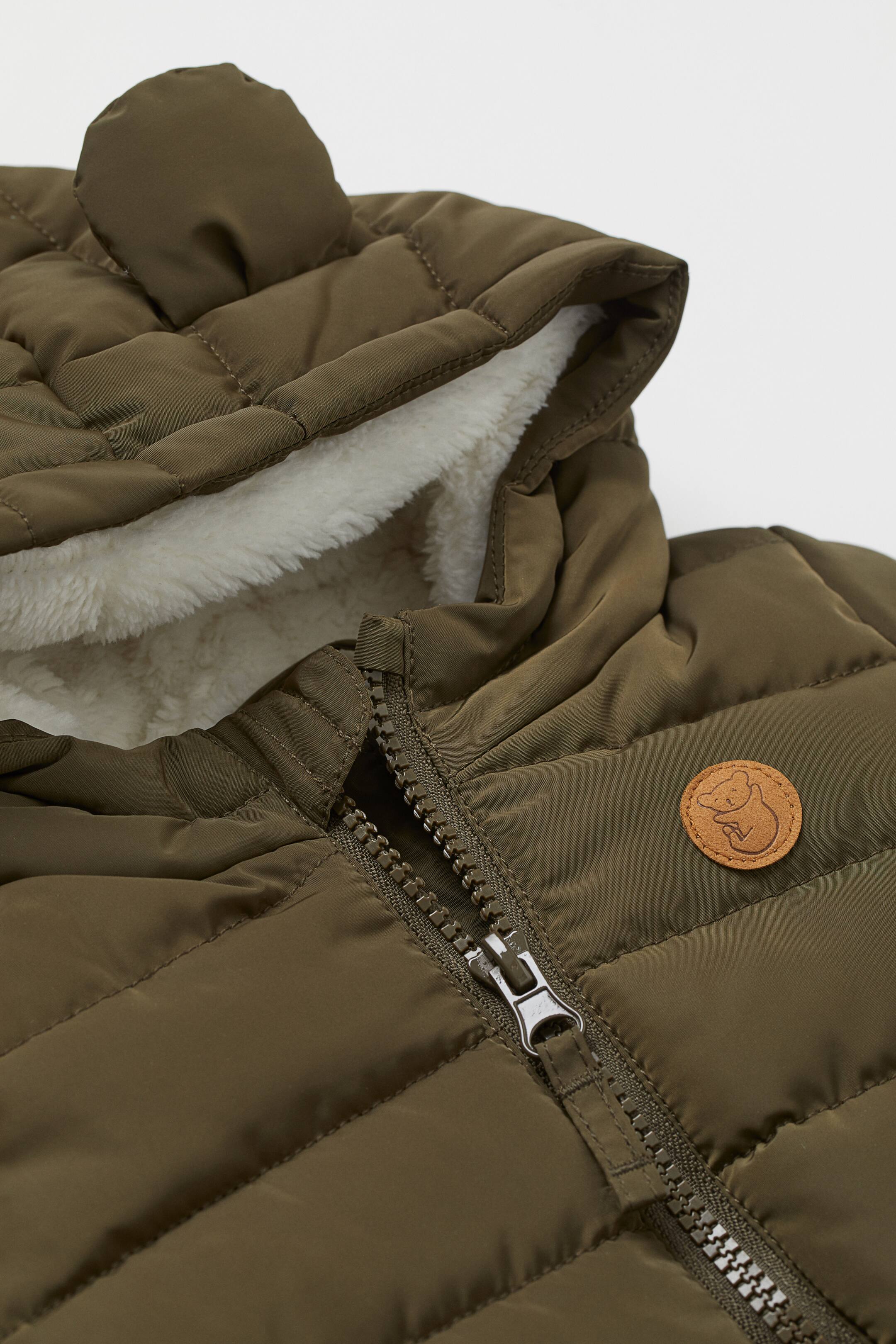 이미지 확대 보기: 파일 라인트 스노수트 - 다크 카키 그린 - Kids | H&M KR 2