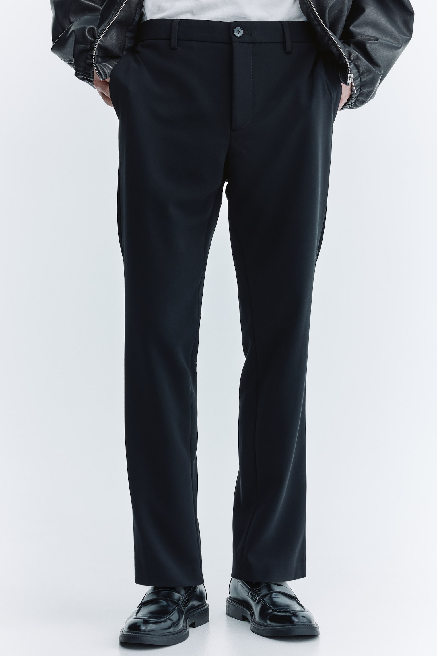 Stylede bukser Slim Fit - Sort/Marineblå - 6