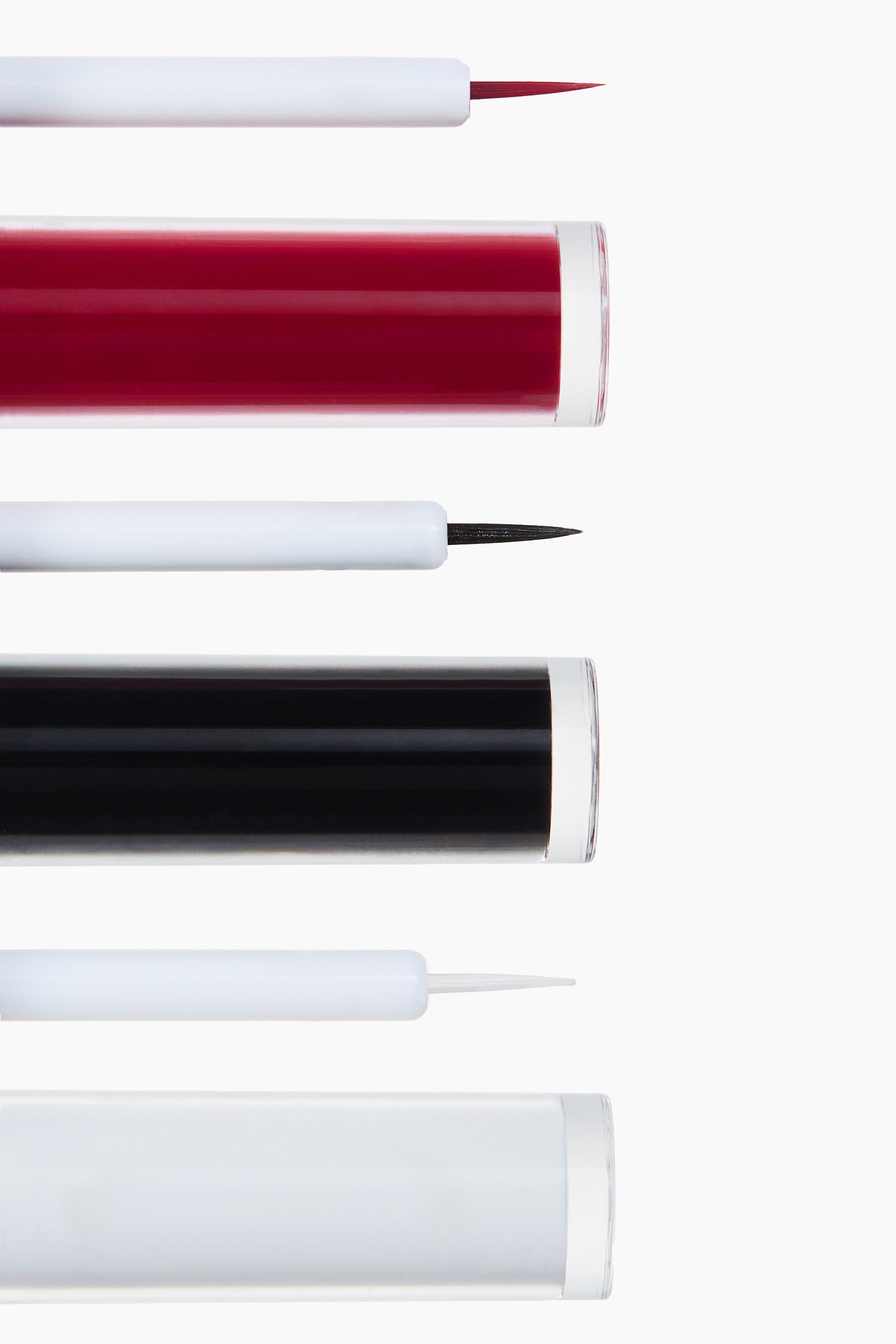 Pack de 3 eyeliners - Preto/Vermelho/Branco - 2