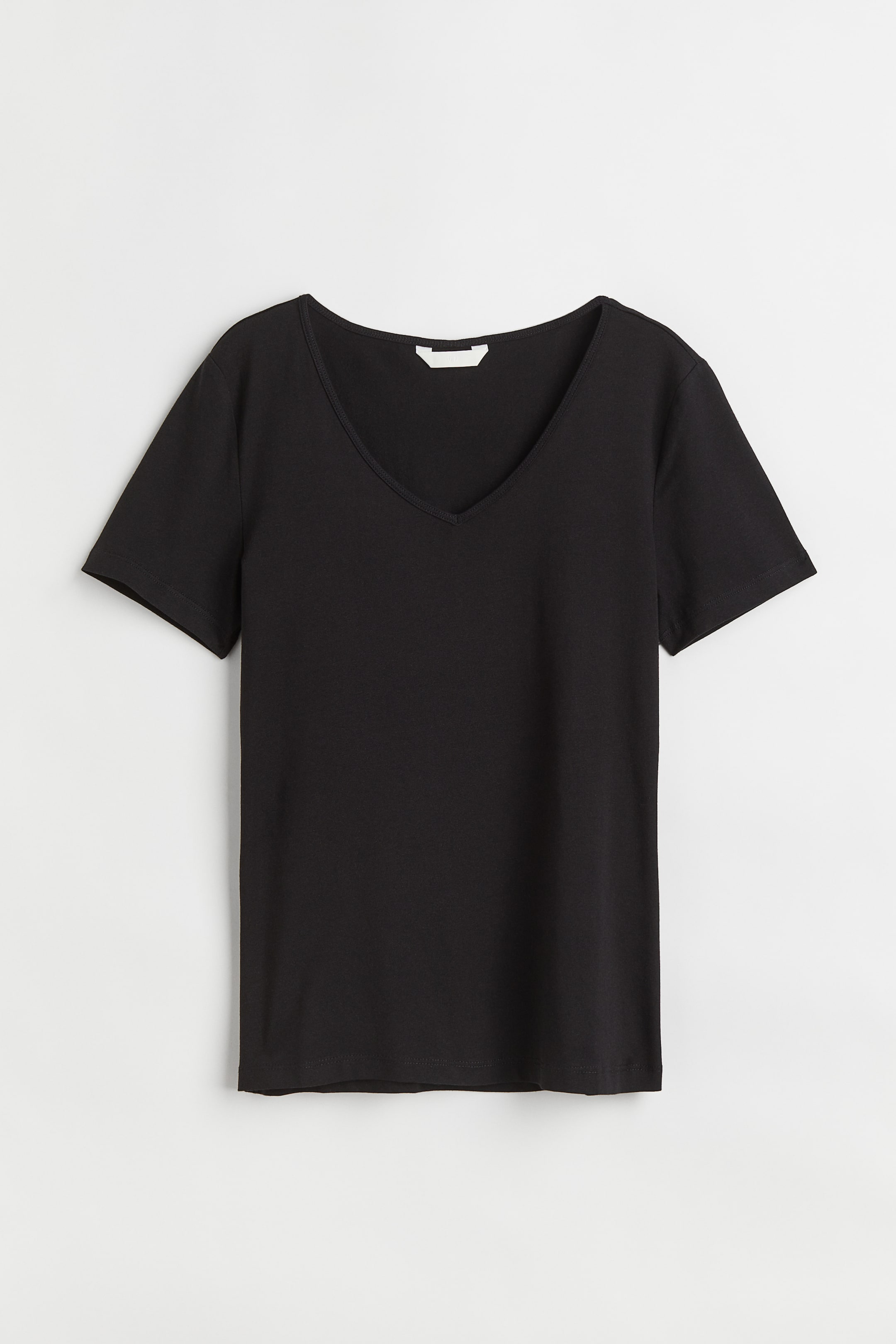 Xem ảnh lớn hơn: Áo thun cotton - Màu đen - Ladies | H&M VN 1