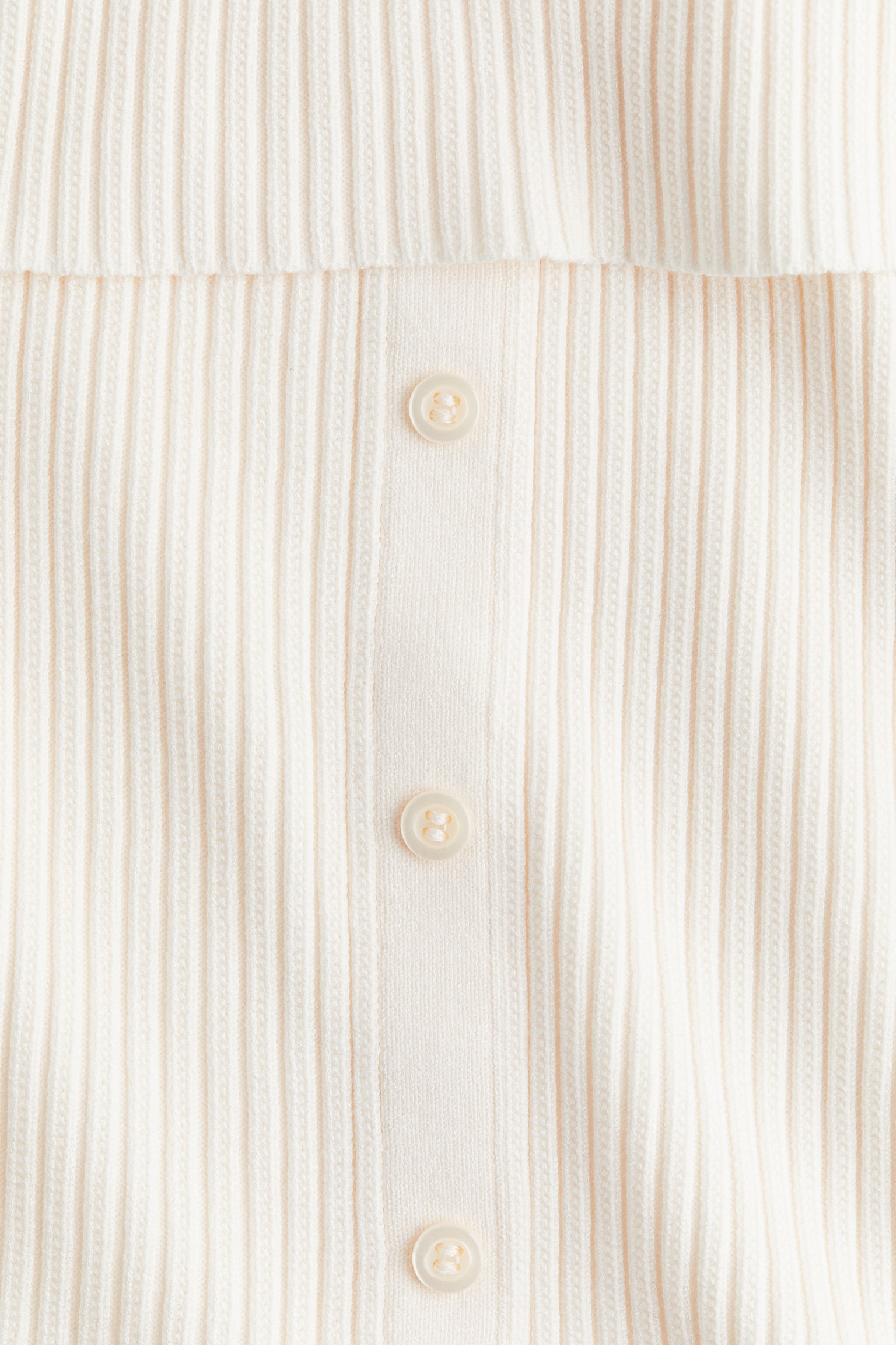 리브드 오프숄더 탑 - 크림/다크 브라운/블랙/그레이 - 2