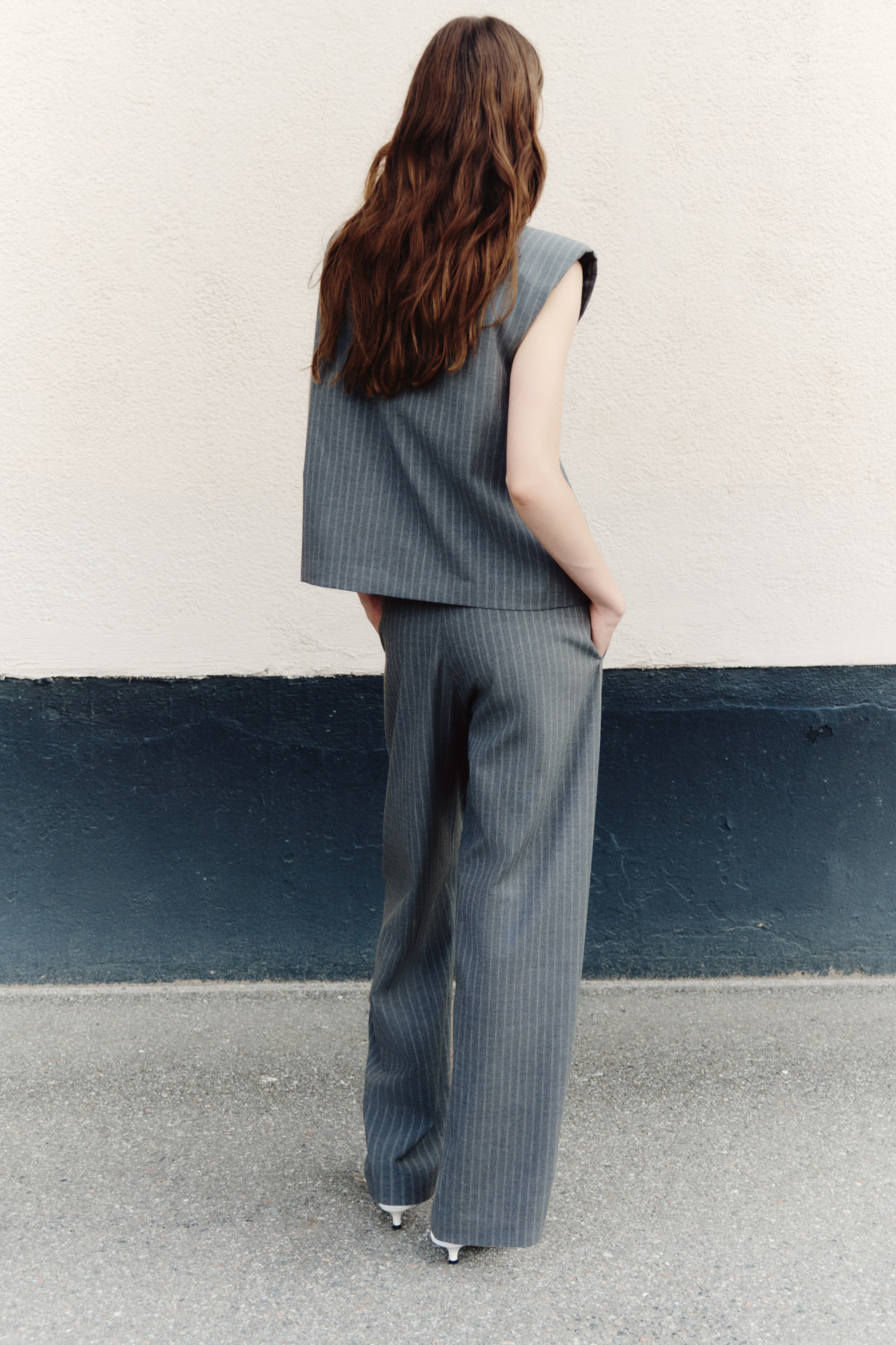 Dressy Barrel-Leg Pants