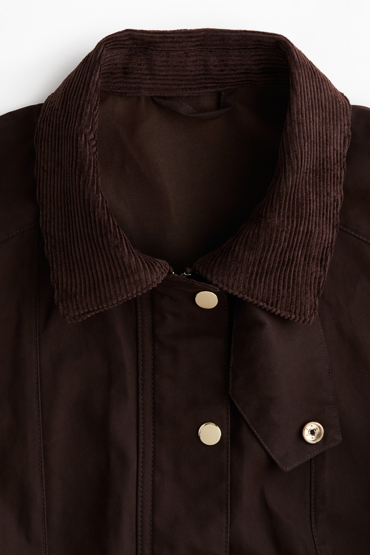 Jacket with Corduroy Collar - image 5