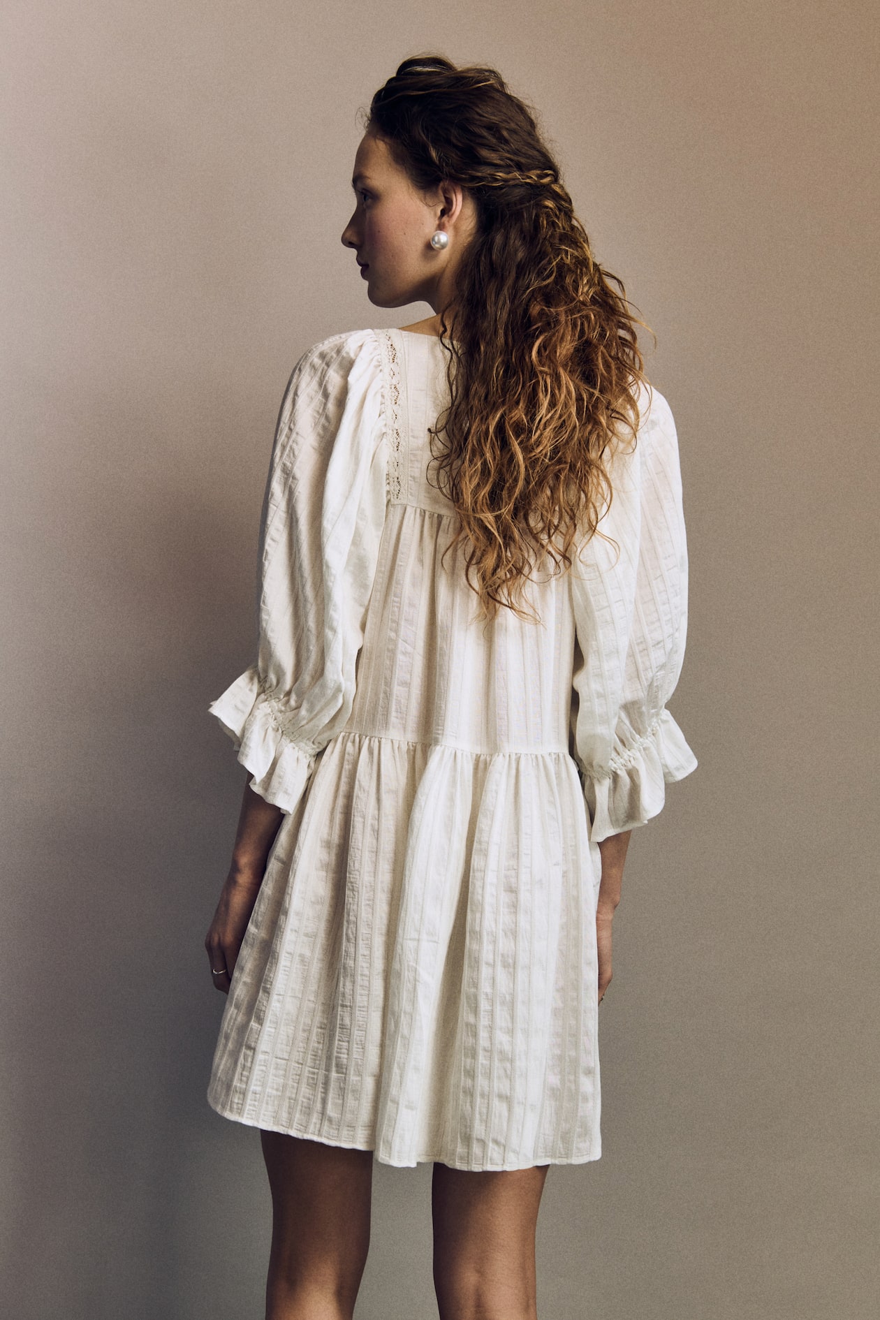 Puff-Sleeved Dress - image 2