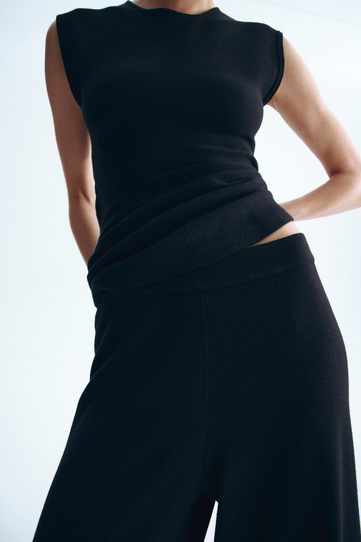 Wide-Leg Knit Pants - image 4
