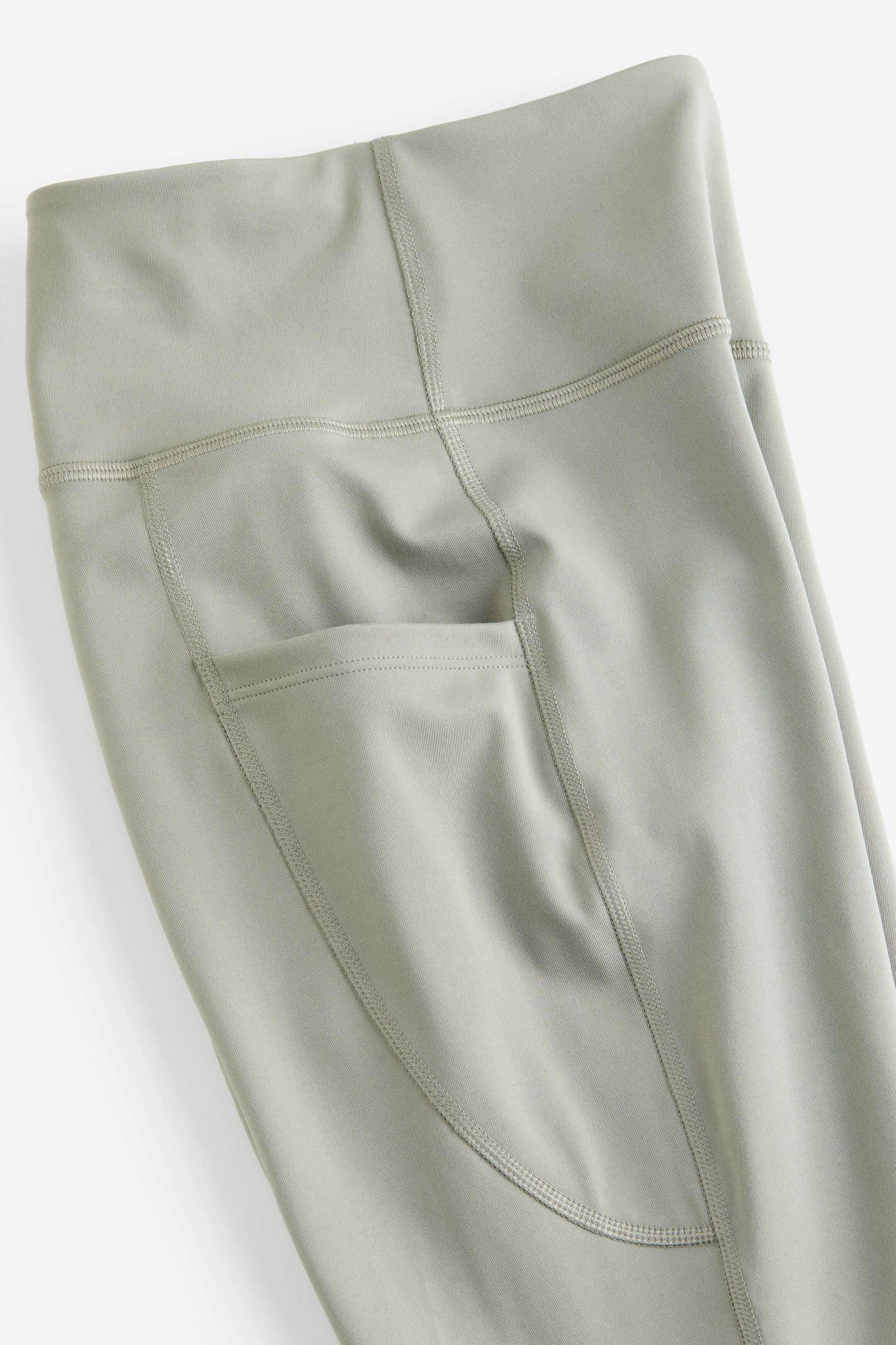 Capri-legging voor dames, met zakken, hoge taille, cropped broek Capri-legging voor dames, met zakken, hoge taille, cropped broek