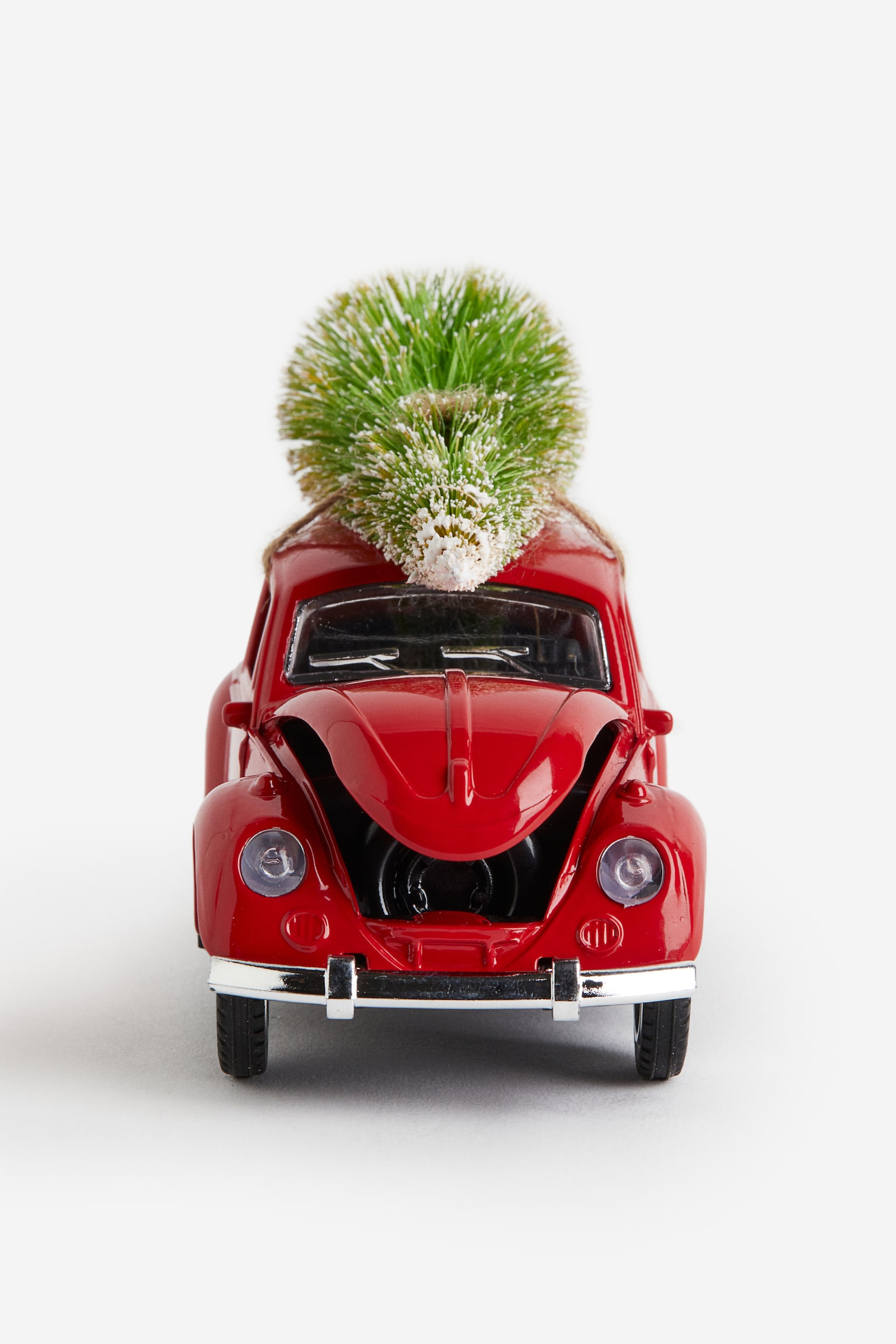 Car-shaped ornament - Red/Car/Gold-coloured - 2