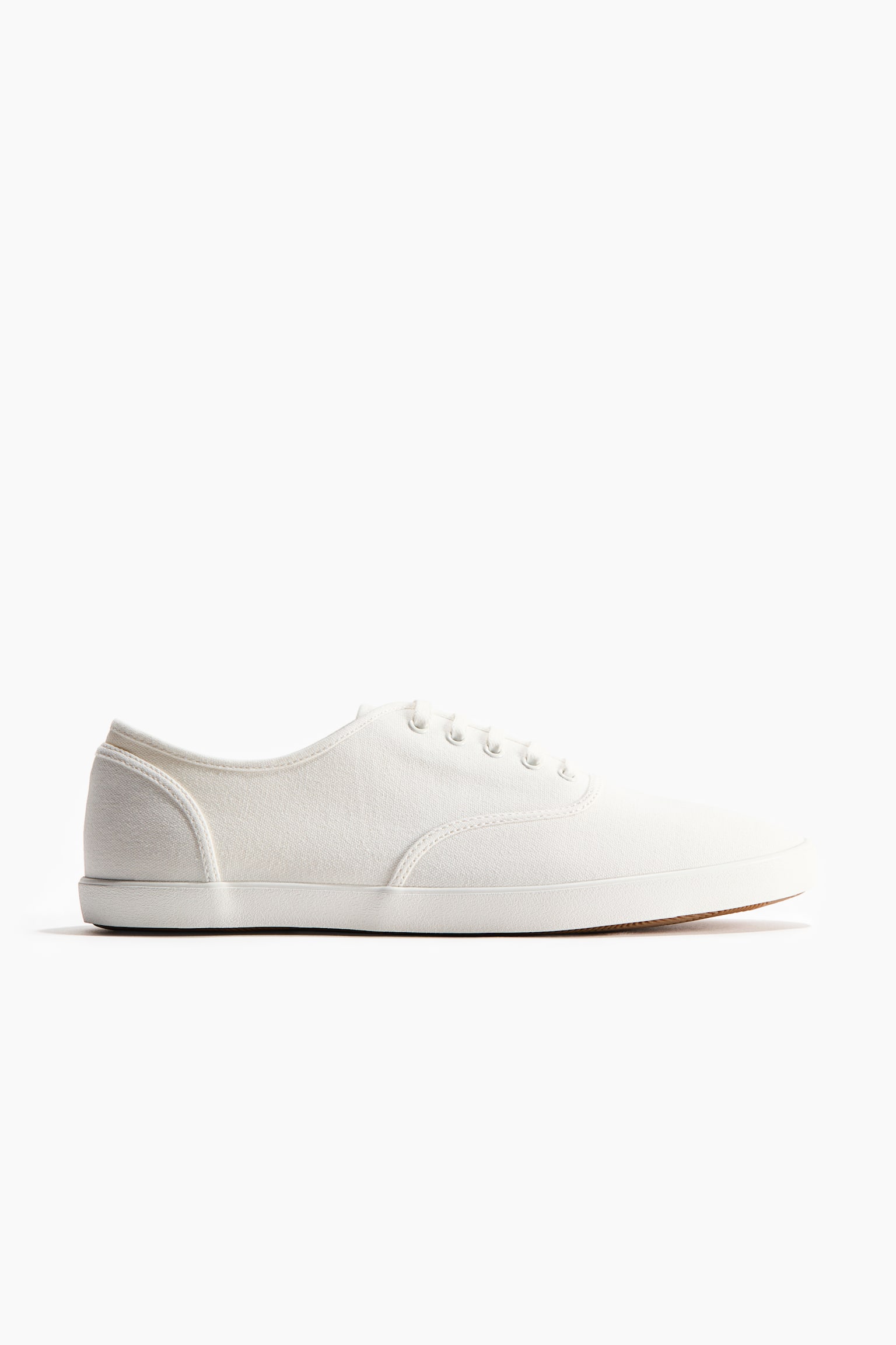 Canvas trainers - White/Beige - 1
