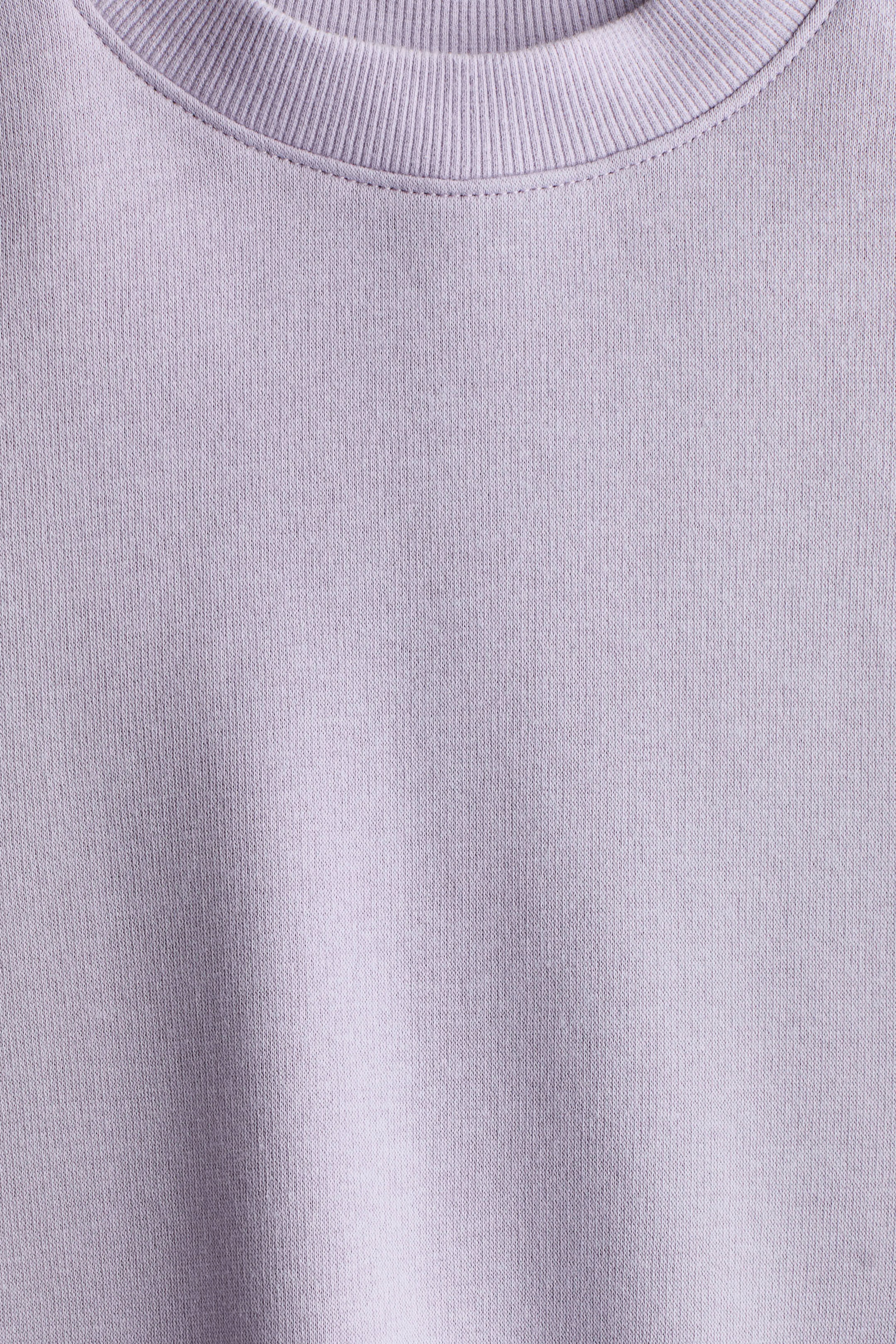 View larger image: Oversized brushed-inside sweatshirt - Light purple - Kids | H&M IN 2