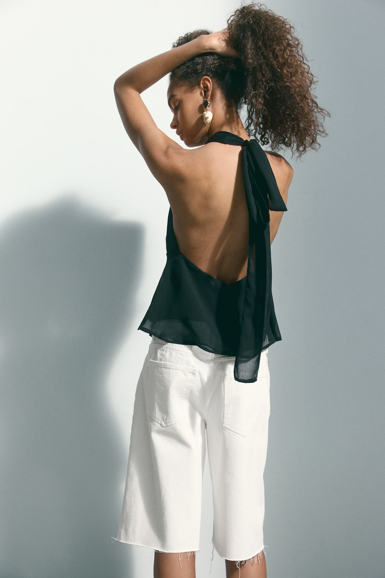 Denim Bermuda Shorts - image 5