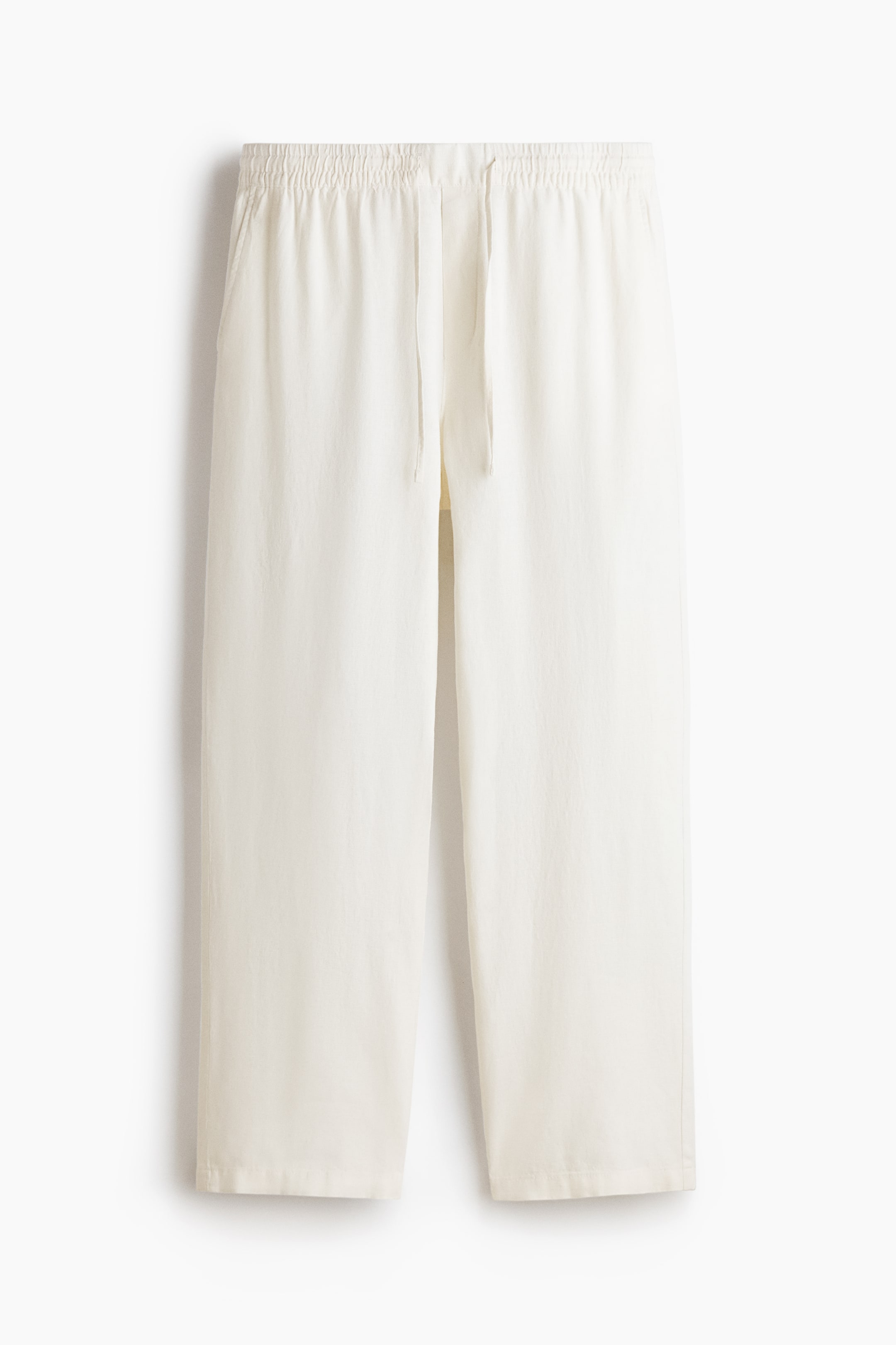 Pantalon décontracté en lin mélangé