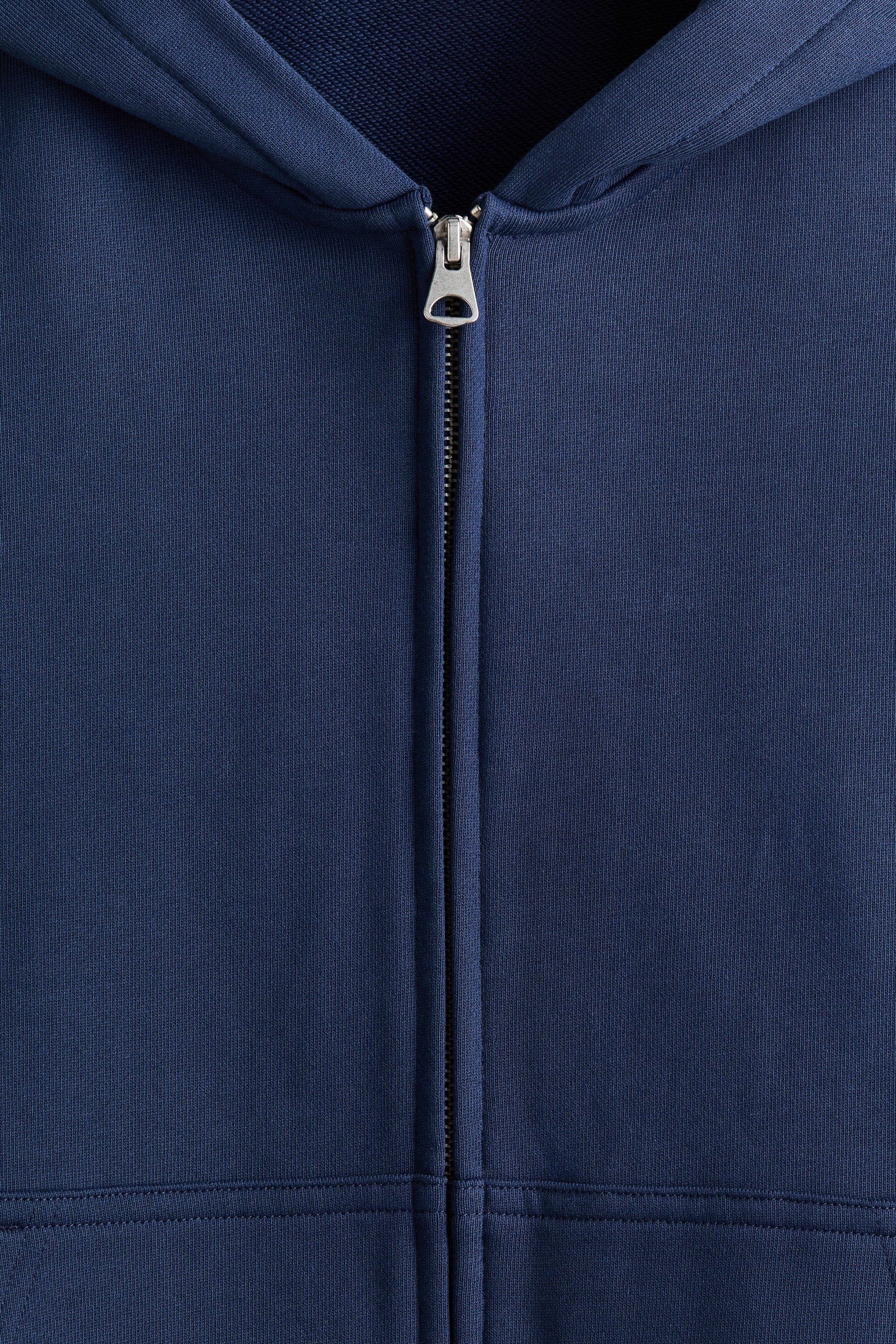 View larger image: Loose Fit Boxy-style zip-through hoodie - Blue - Men | H&M 2