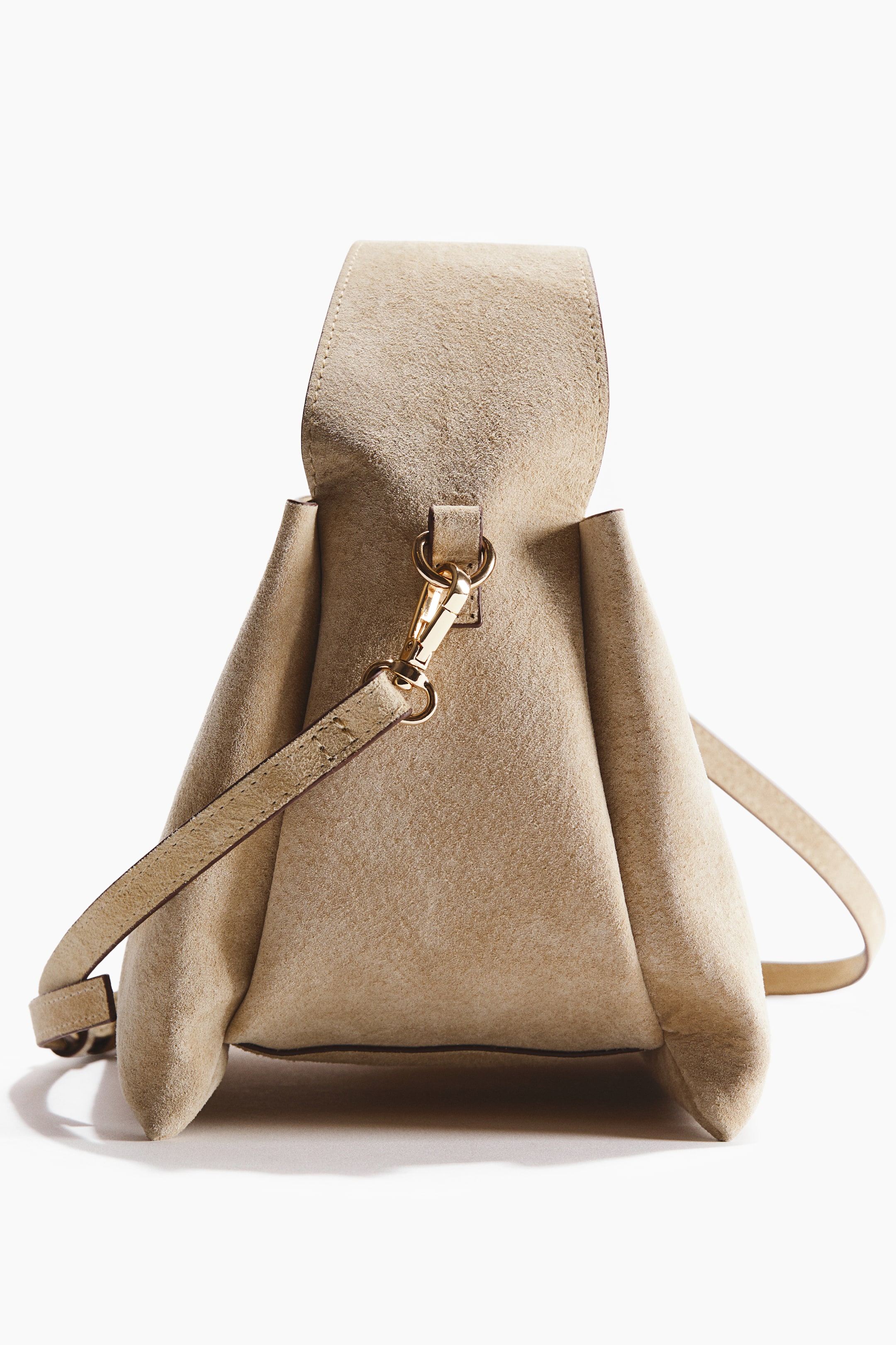 Suede Crossbody Bag