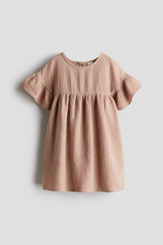 Cotton muslin dress - Beige/Light dusty purple/Floral/Dusty pink/Floral/Light dusty turquoise/Light dusty pink - 1