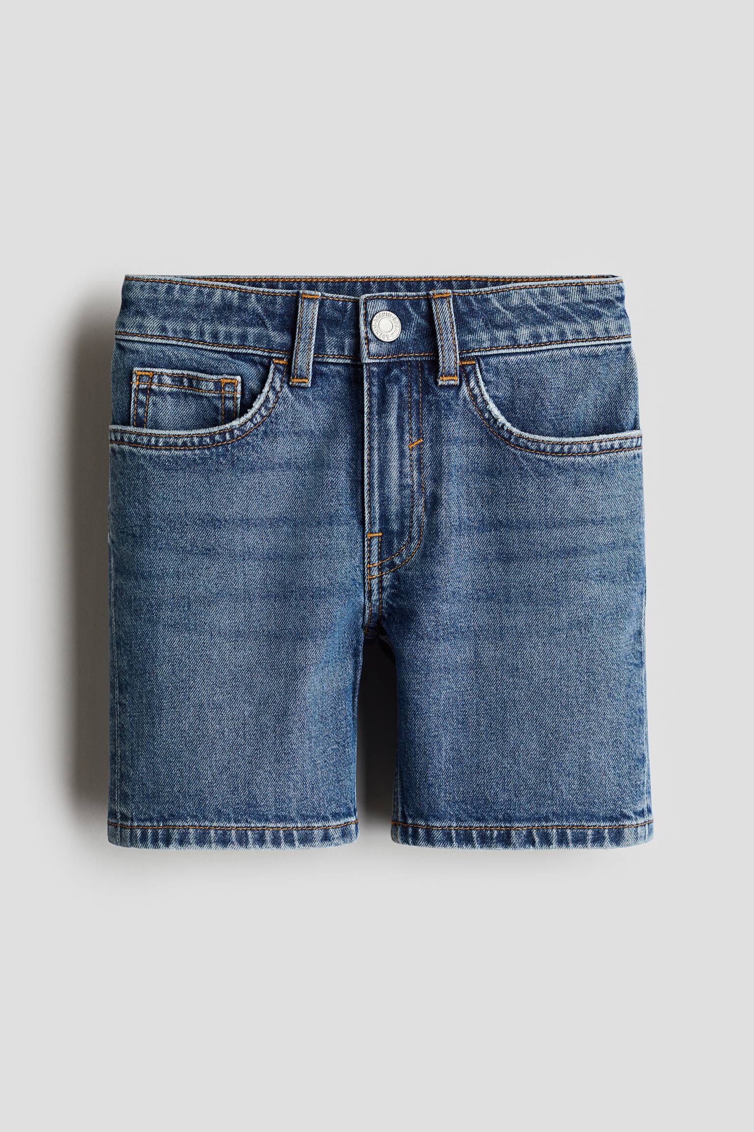 Denim shorts - Denim blue - 1