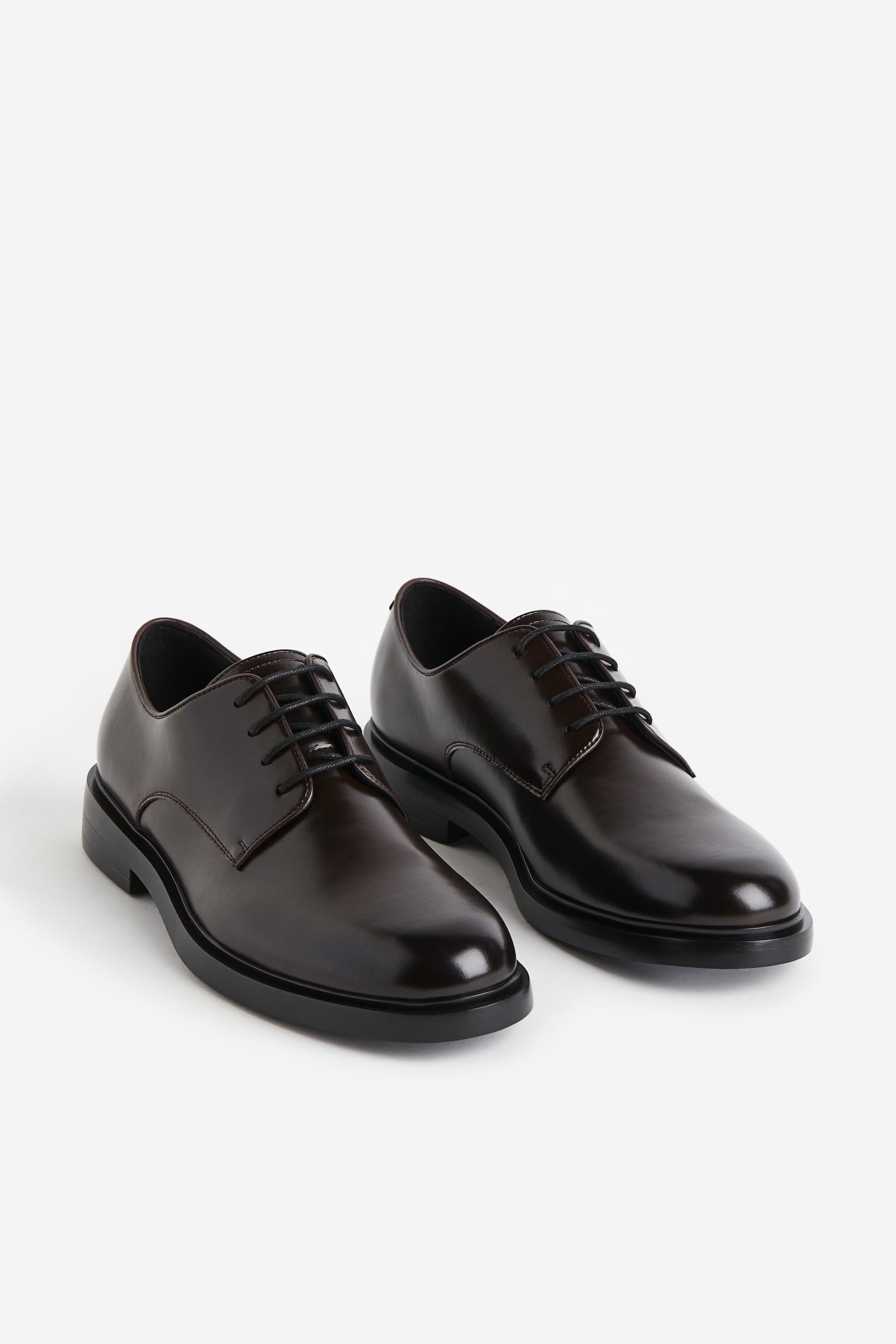 Derby shoes - Dark brown - 2