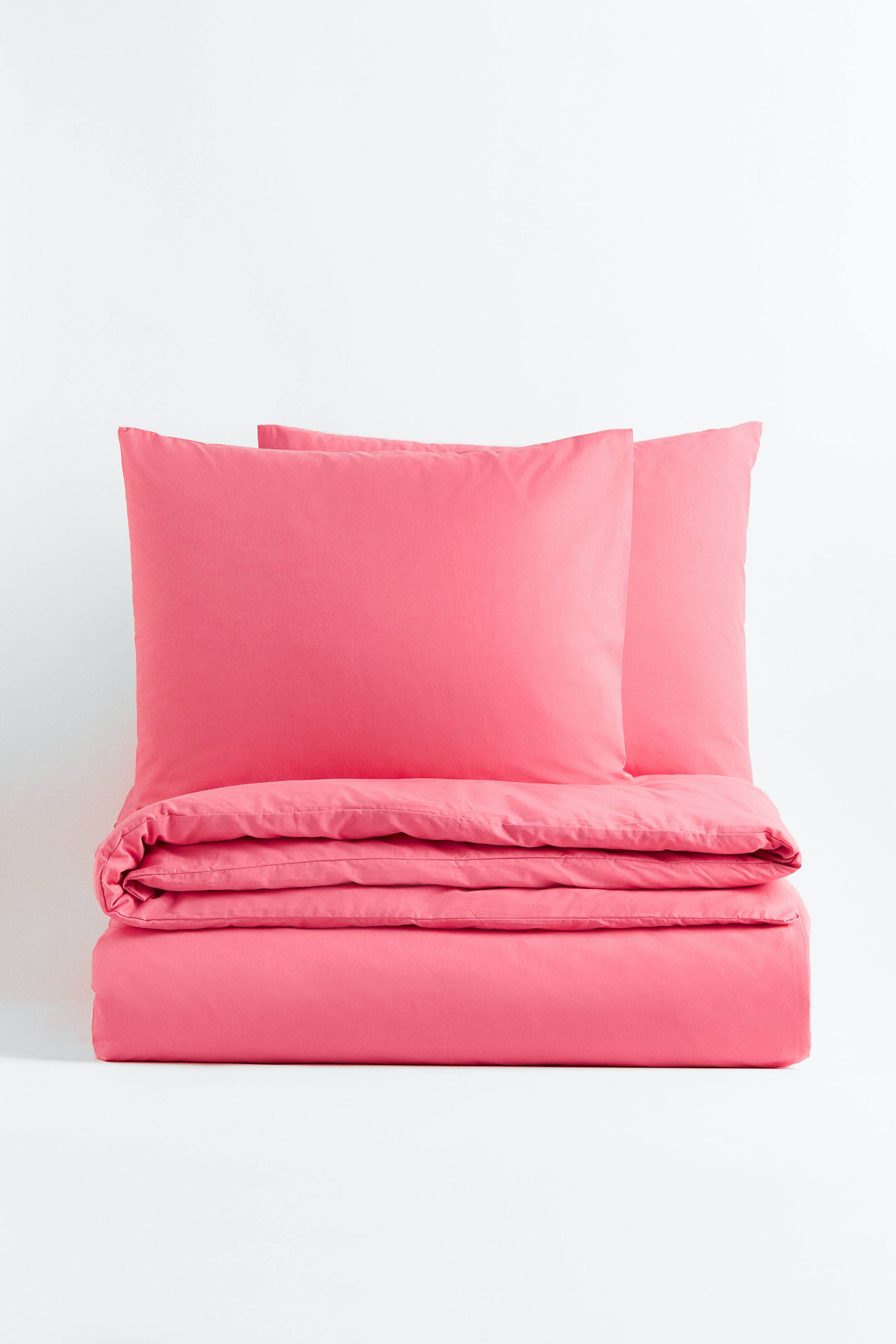Set Copripiumino 6 Pezzi Con Volant – 100% Cotone Pettinato A Fibra Lunga – Rosa – Adatto A Materassi Fino A 40 Cm - 5