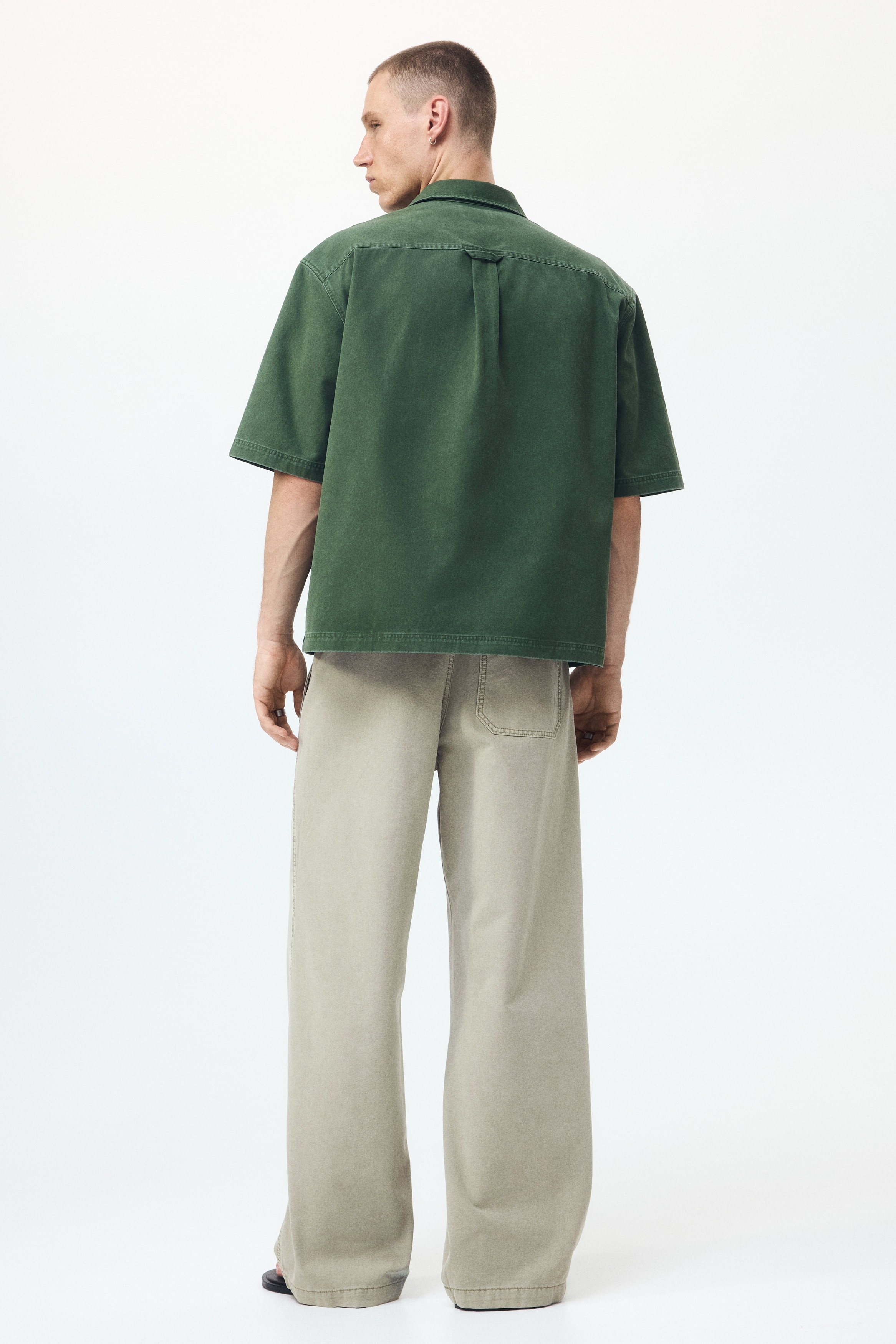 グリーン ボトムス メンズ | スラックス 他 | H&M JP