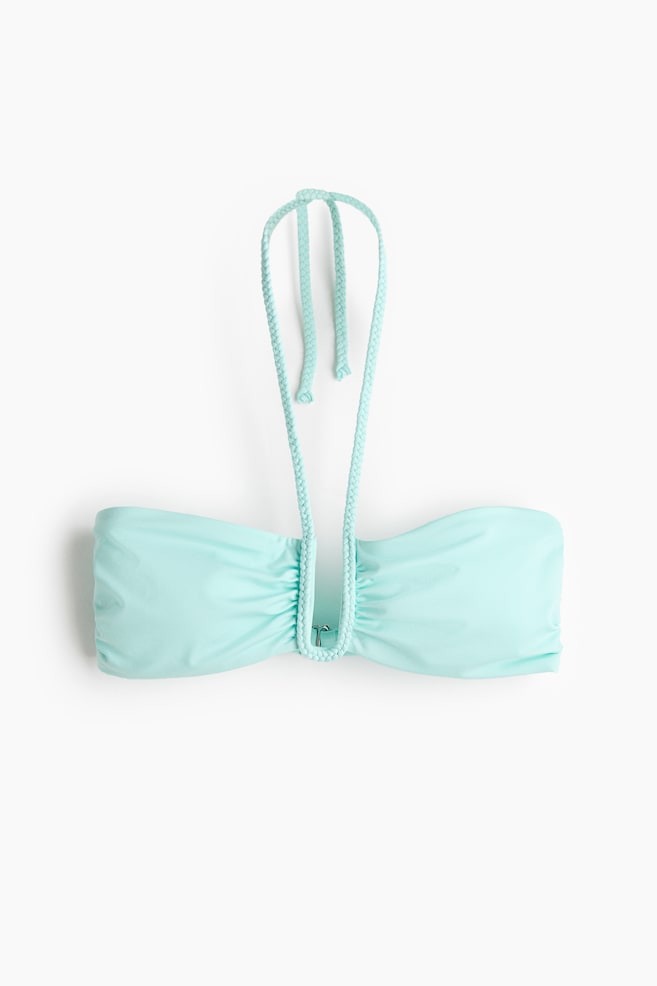 Haut de maillot bandeau paddé - Turquoise clair/Violet prune/Bleu/Rouge - 1