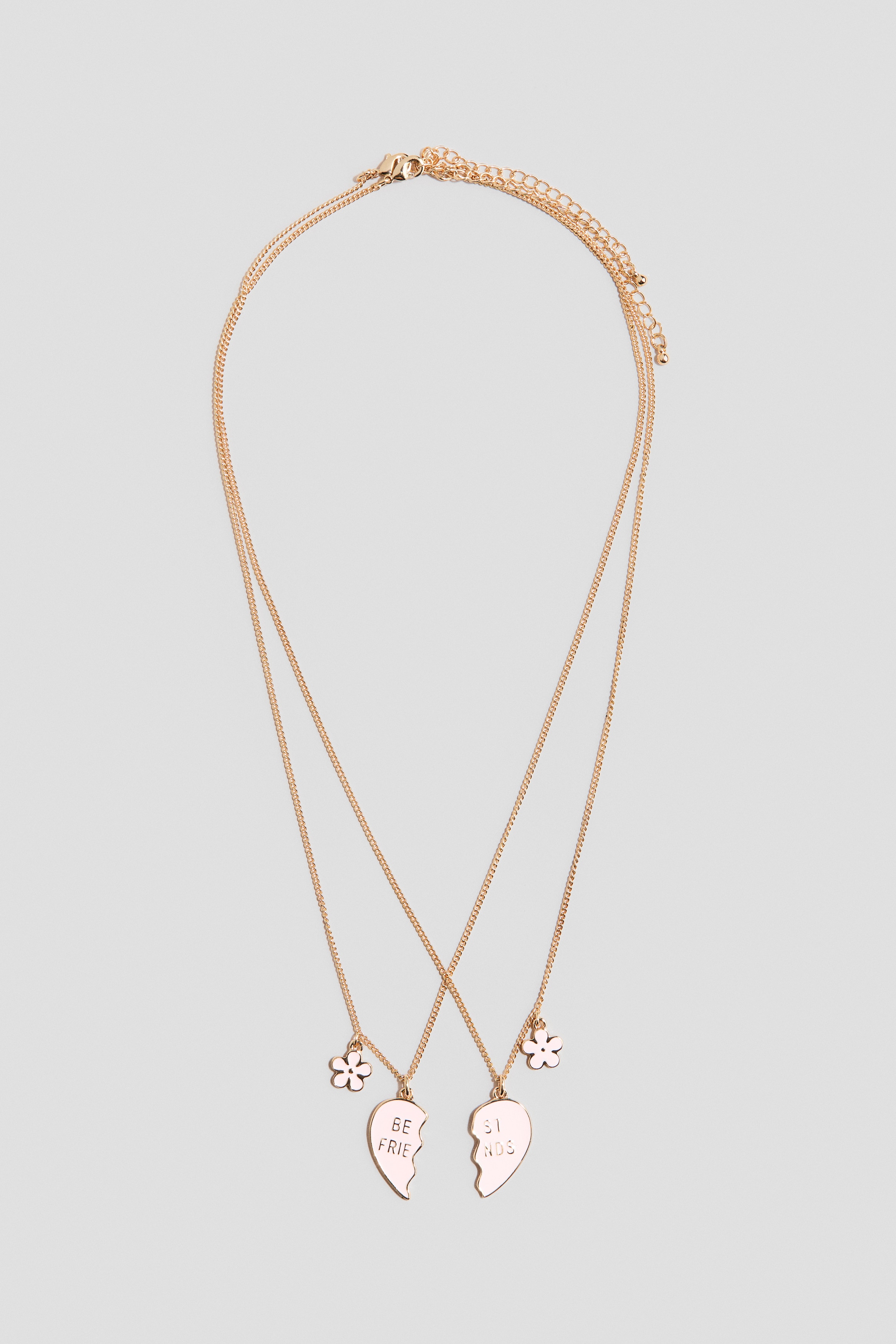 H & M - 2er-Pack Freundschaftsketten - Gold - Kinder