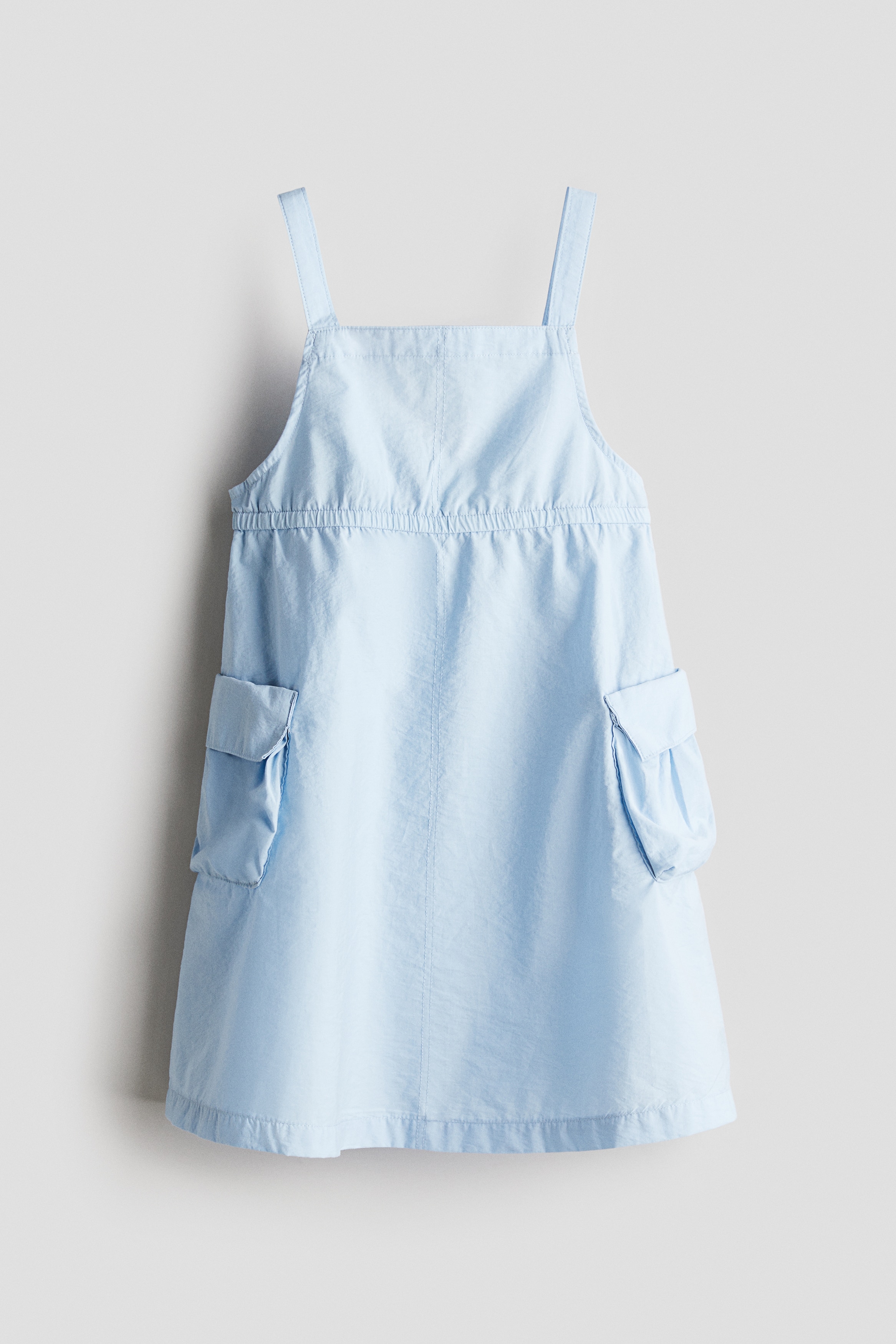 Patch-Pocket Dress - Blue/Denim blue