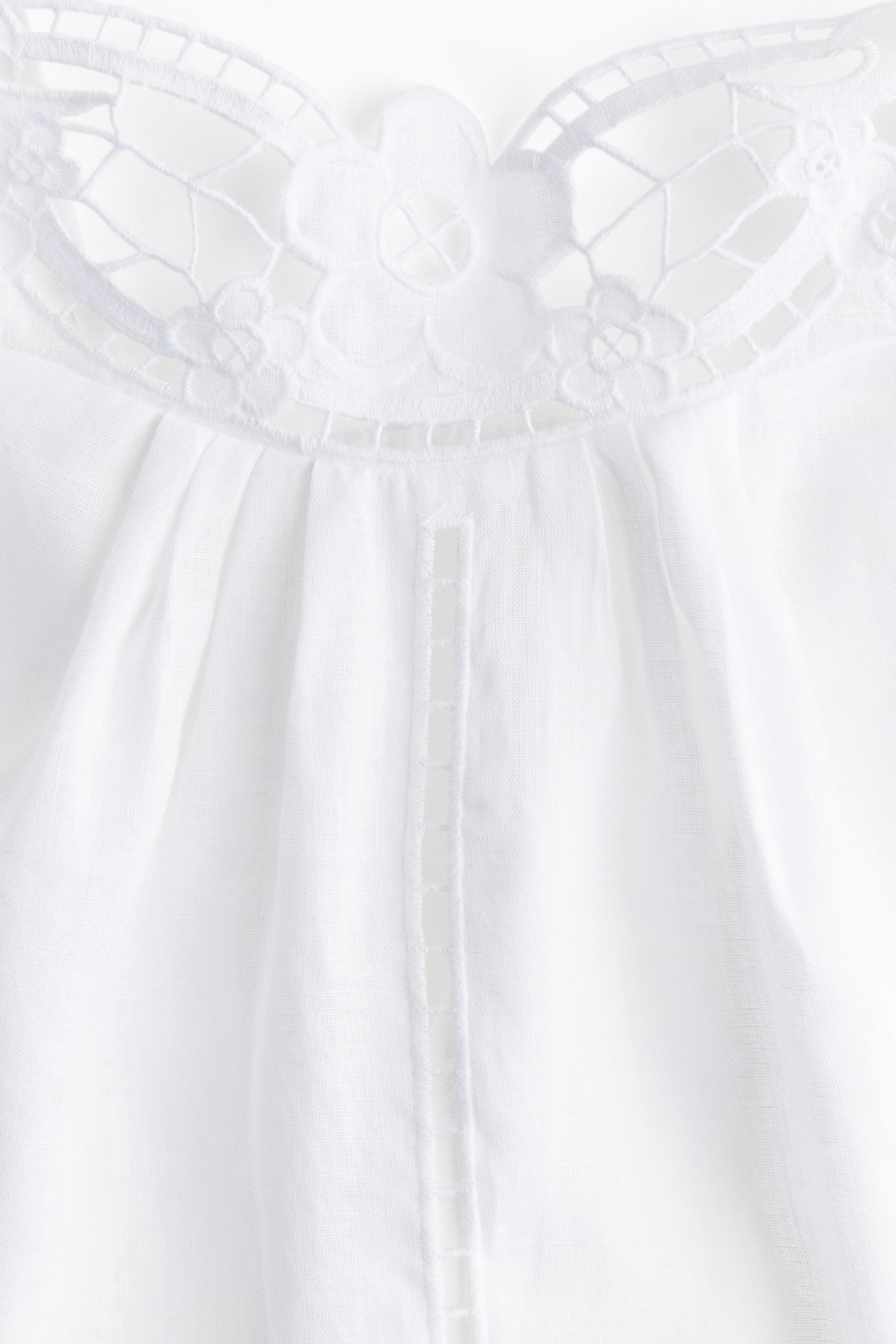 Linen Top with Tie Shoulder Straps - image 4