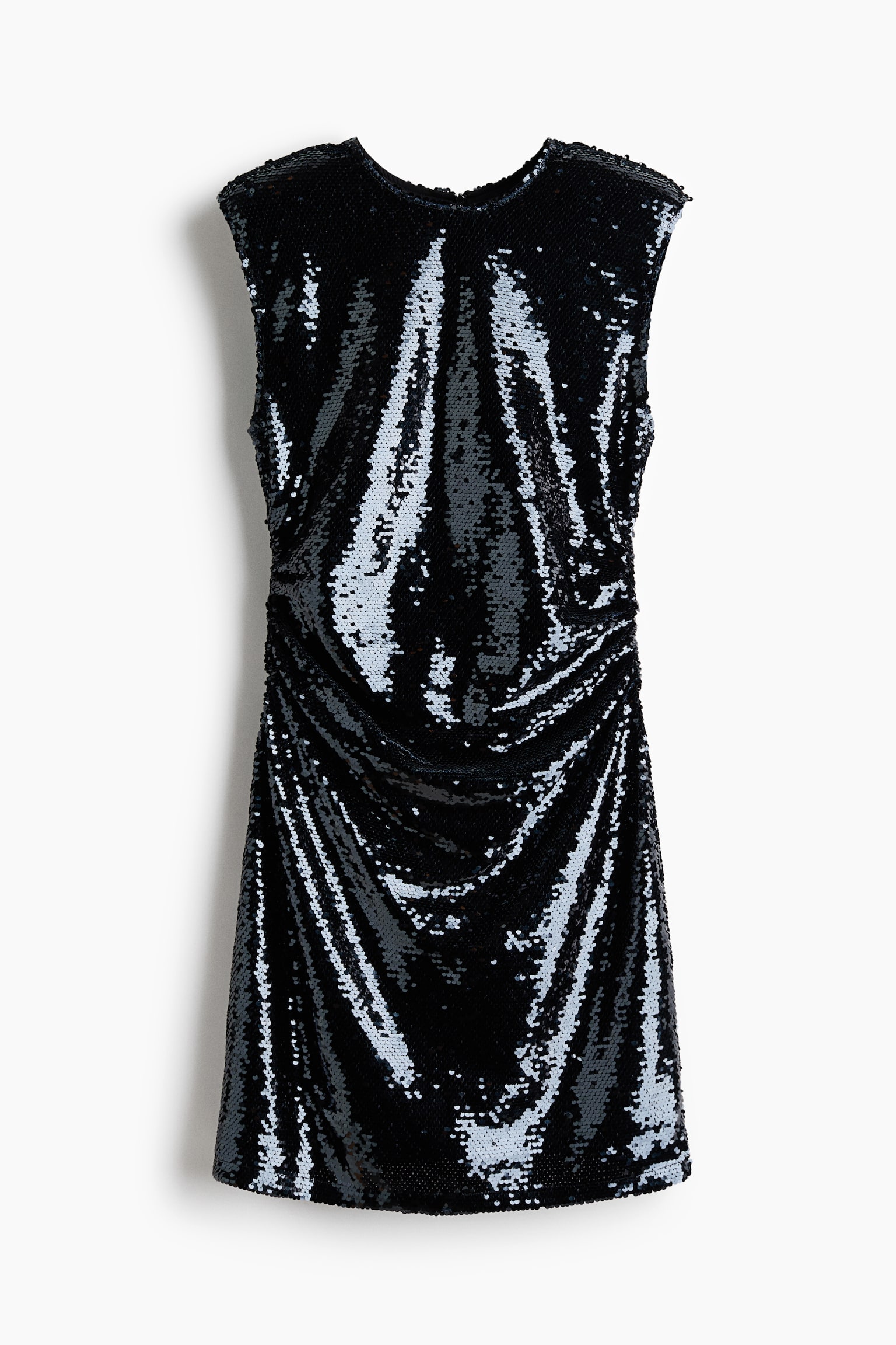 Vestido mini con lentejuelas - Turquesa oscuro/Bronce - 1