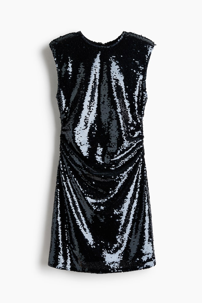 Minirobe à sequins - Turquoise foncé/Bronze - 1