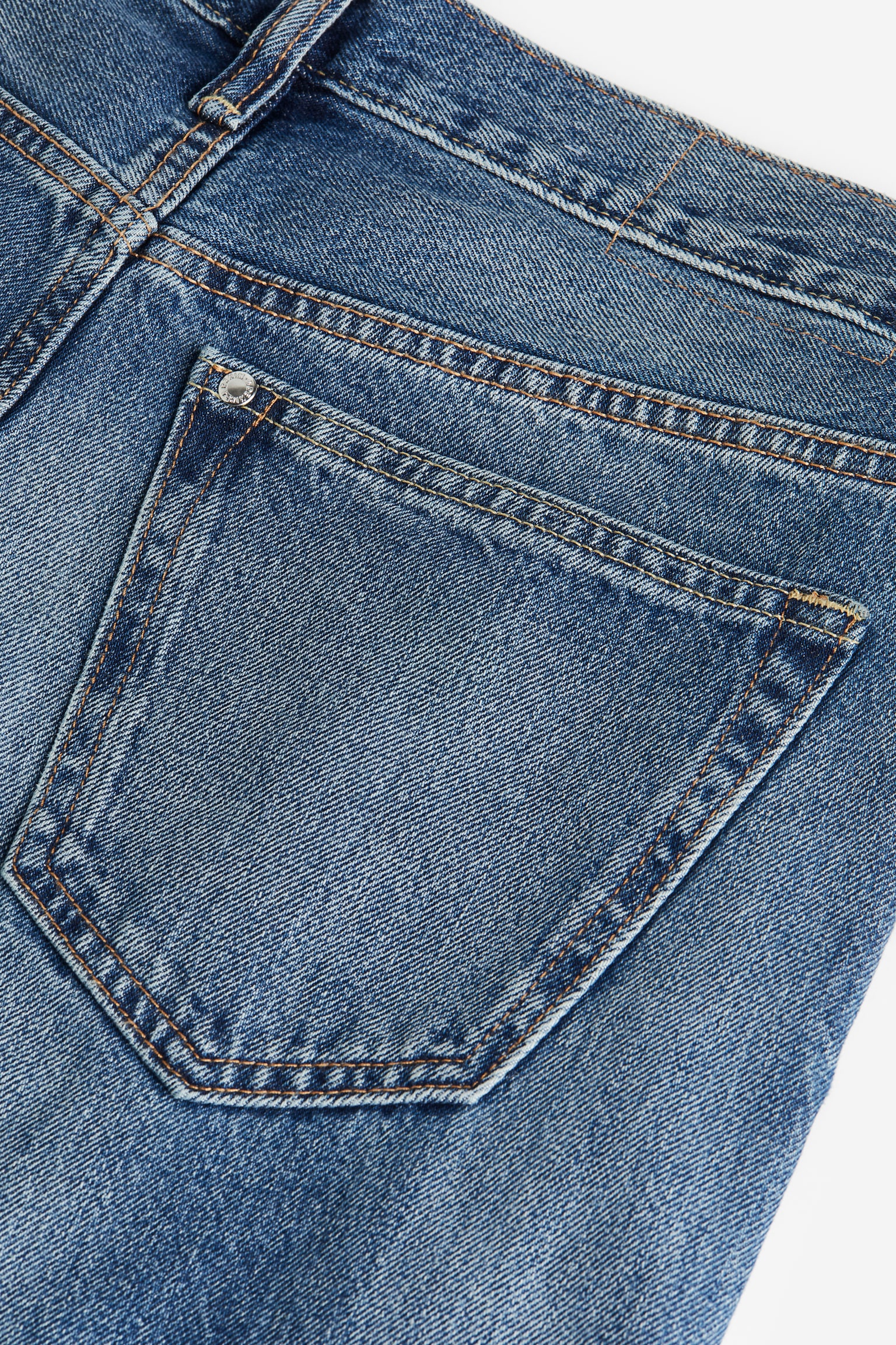 Straight Regular Jeans - Denim blue/Denim black/White/Light denim blue - 3