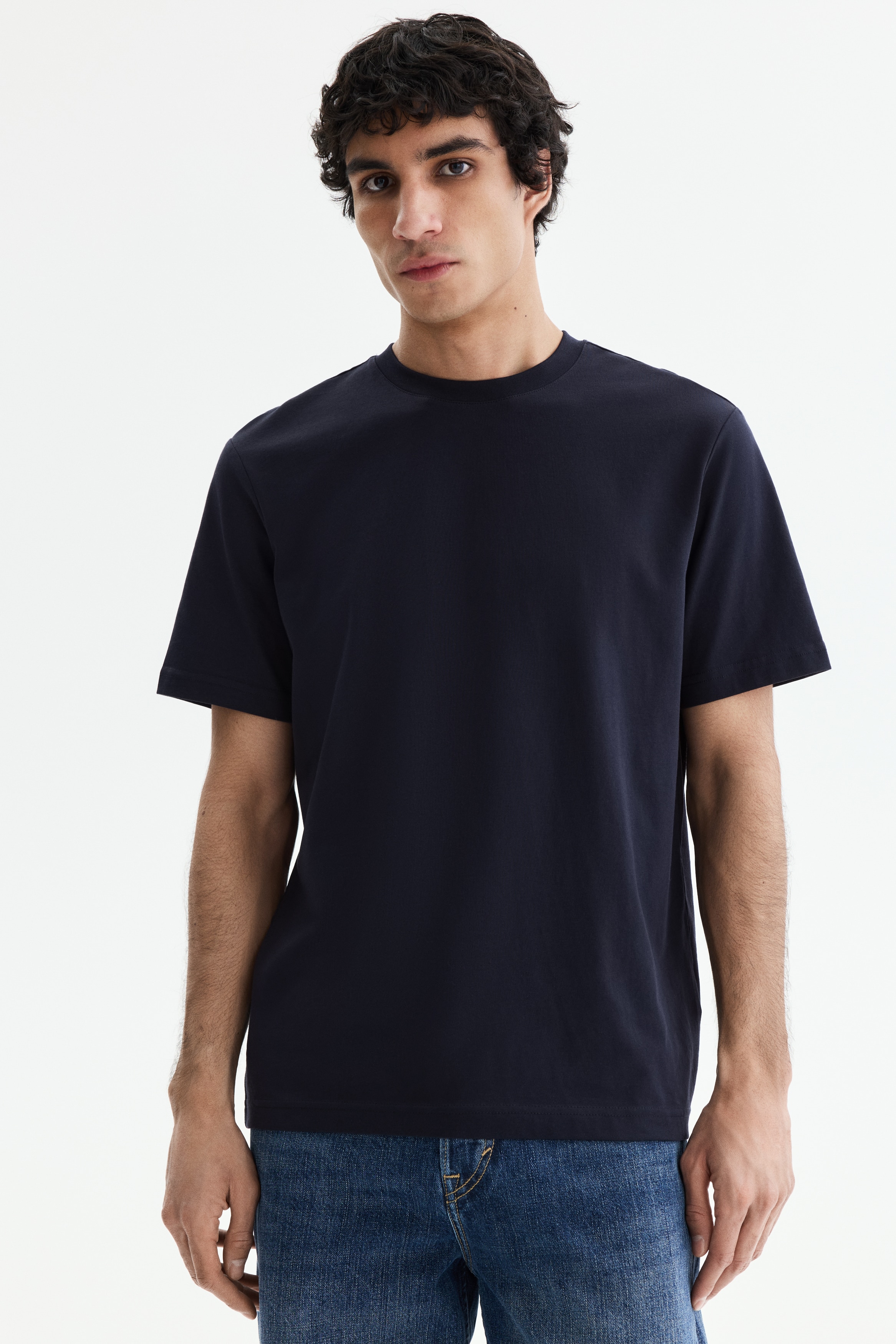 T-shirt COOLMAX® Regular Fit - Blu navy/Nero/Bianco/Grigio scuro