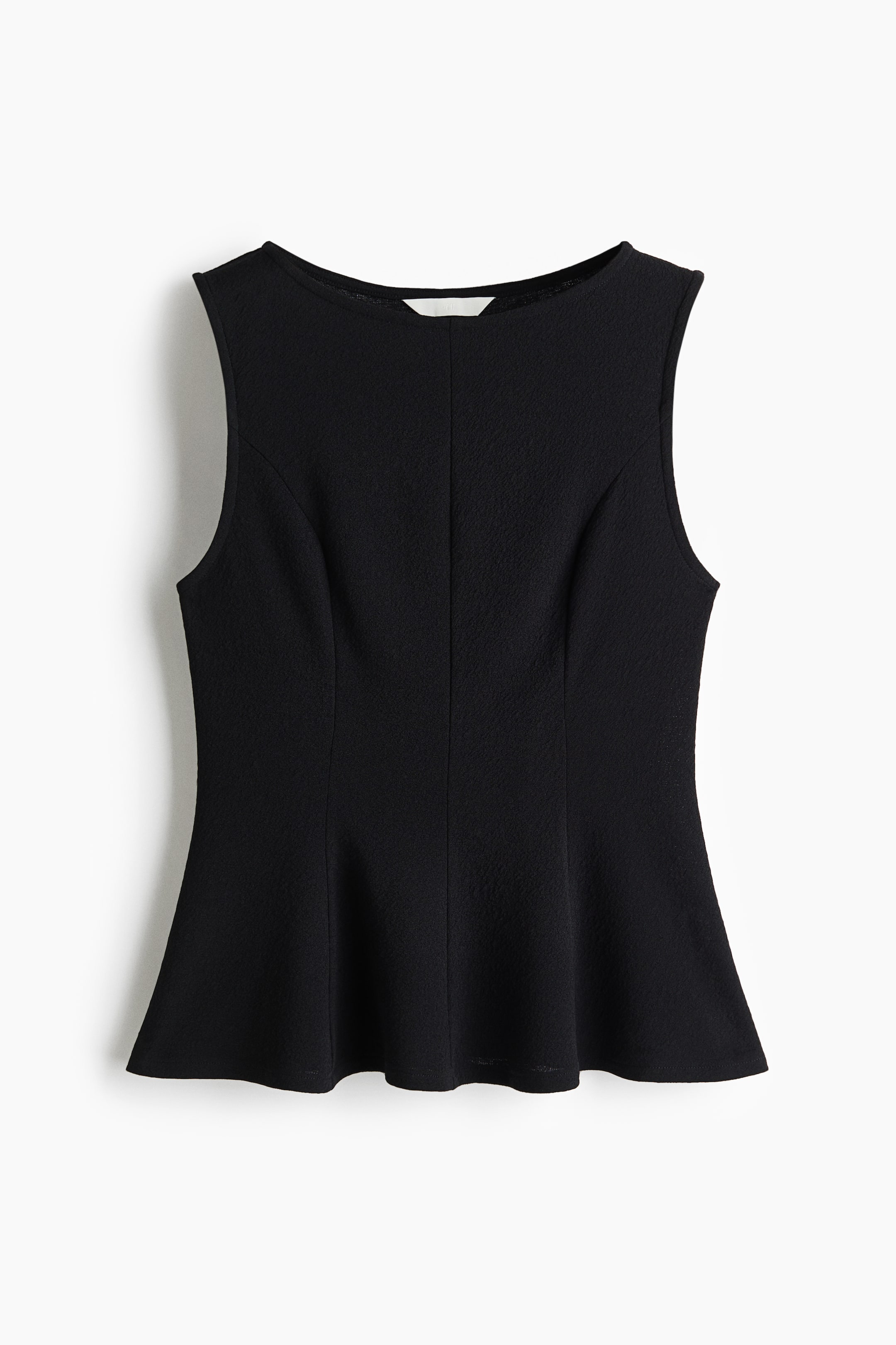 View larger image: Sleeveless peplum top - Black - Ladies | H&M IN 5