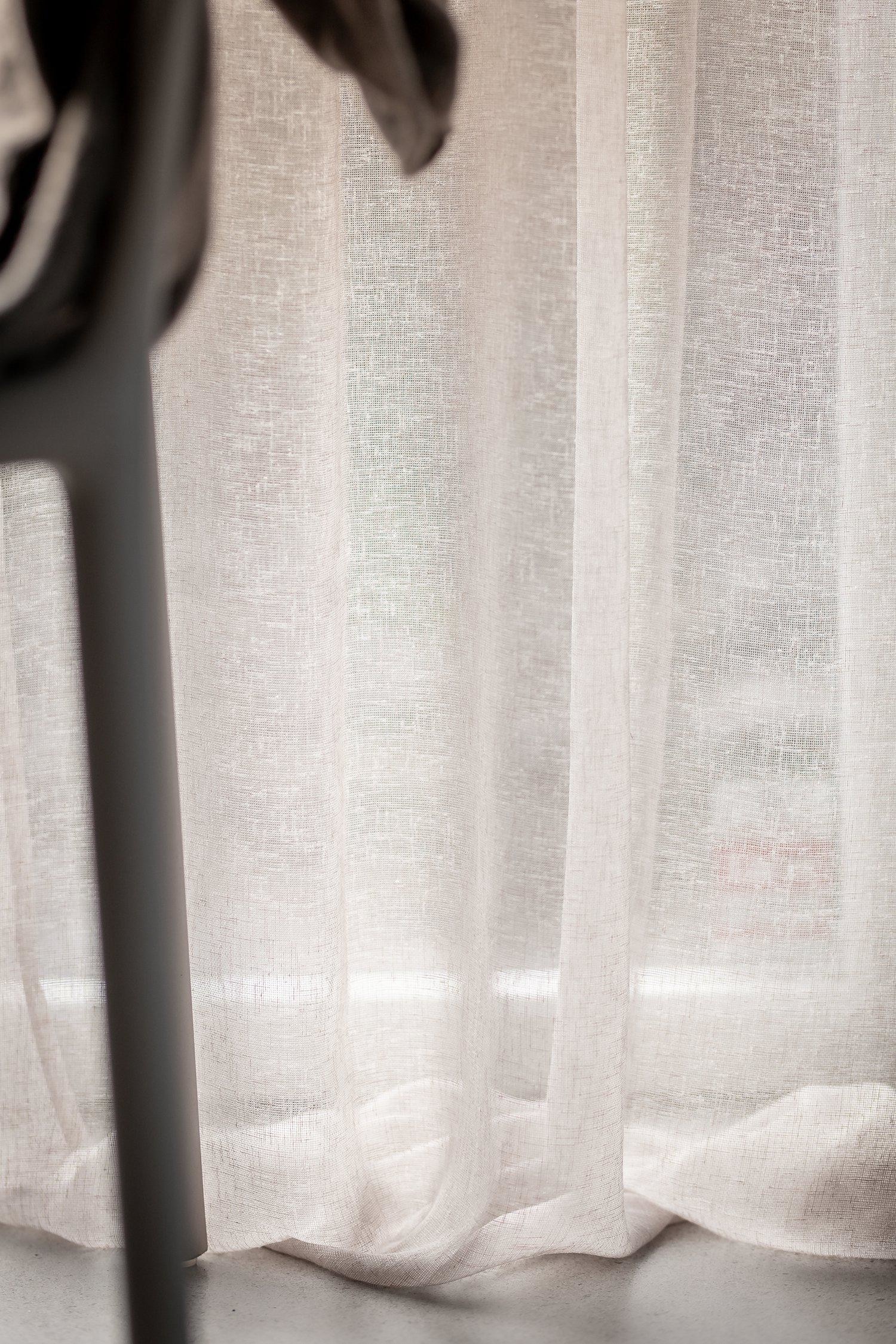 Diana-verho 1 Kpl - Beige/Valkoinen/Harmaa/Lämmin Keltainen/Sammaleenvihreä/Vaaleanpunainen