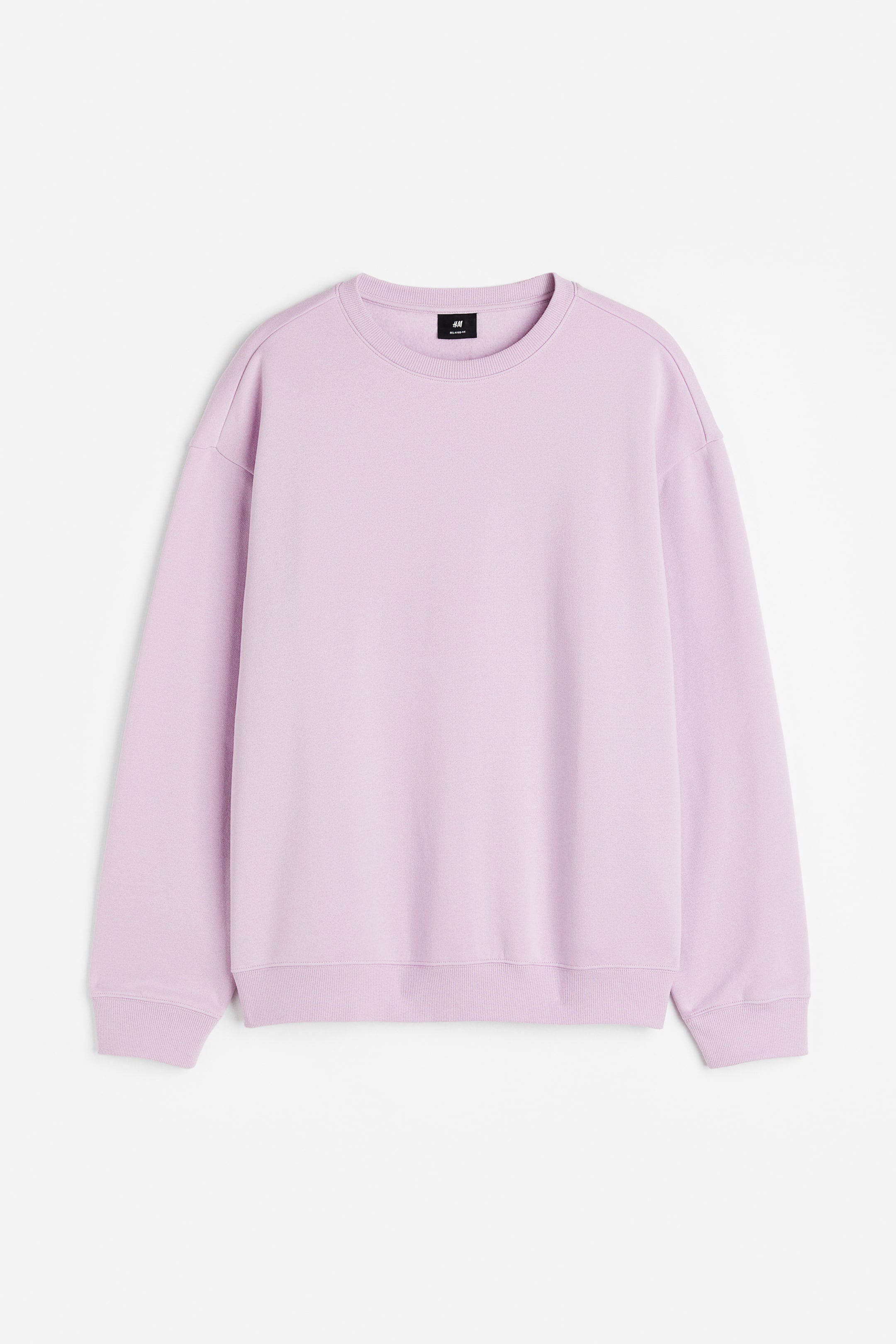 Größeres Bild ansehen: Sweatshirt in Loose Fit - Helllila - Men | H&M DE 1