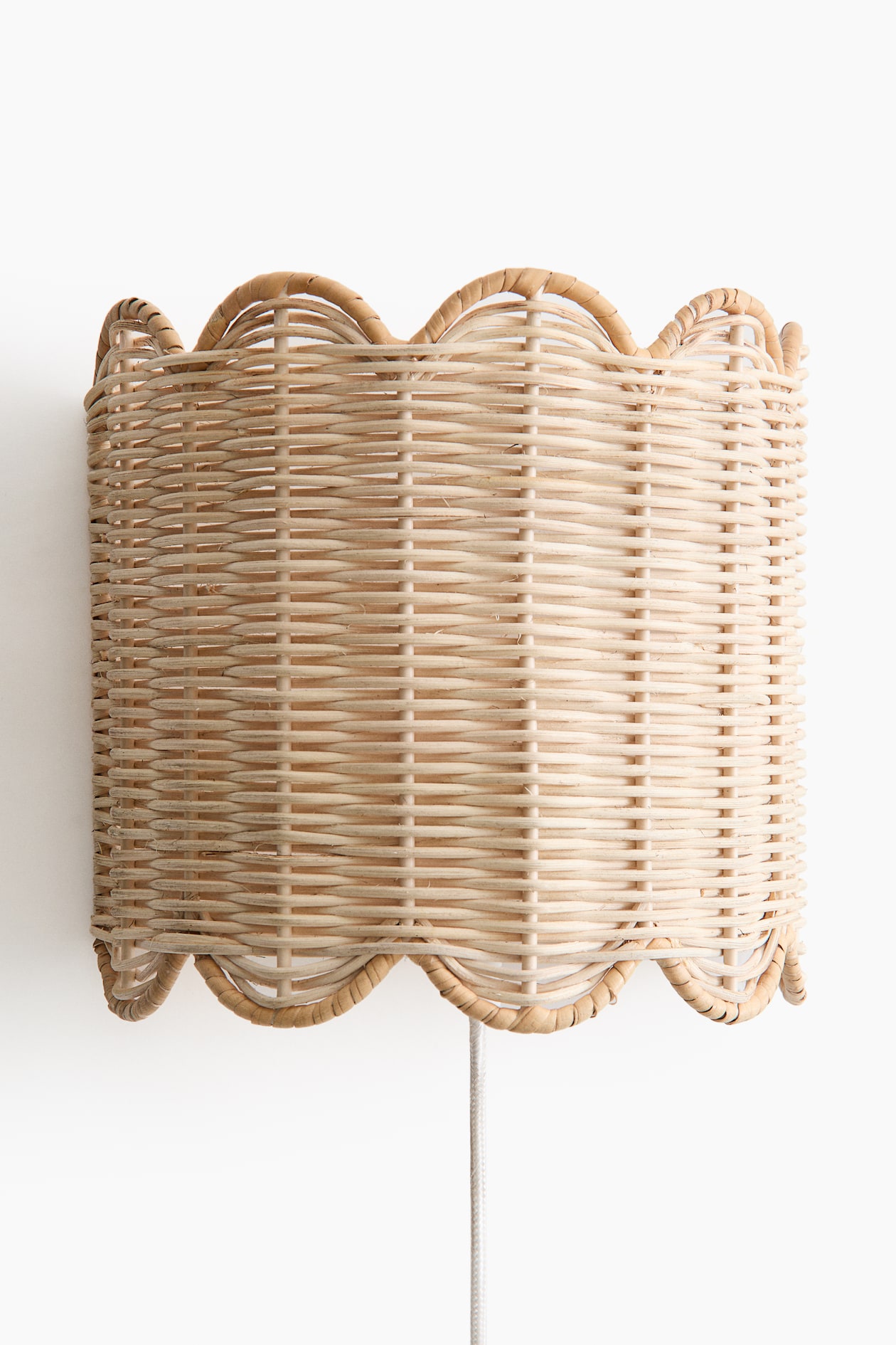 Beige Rattan wall lamp at H&M Home | H&M GB