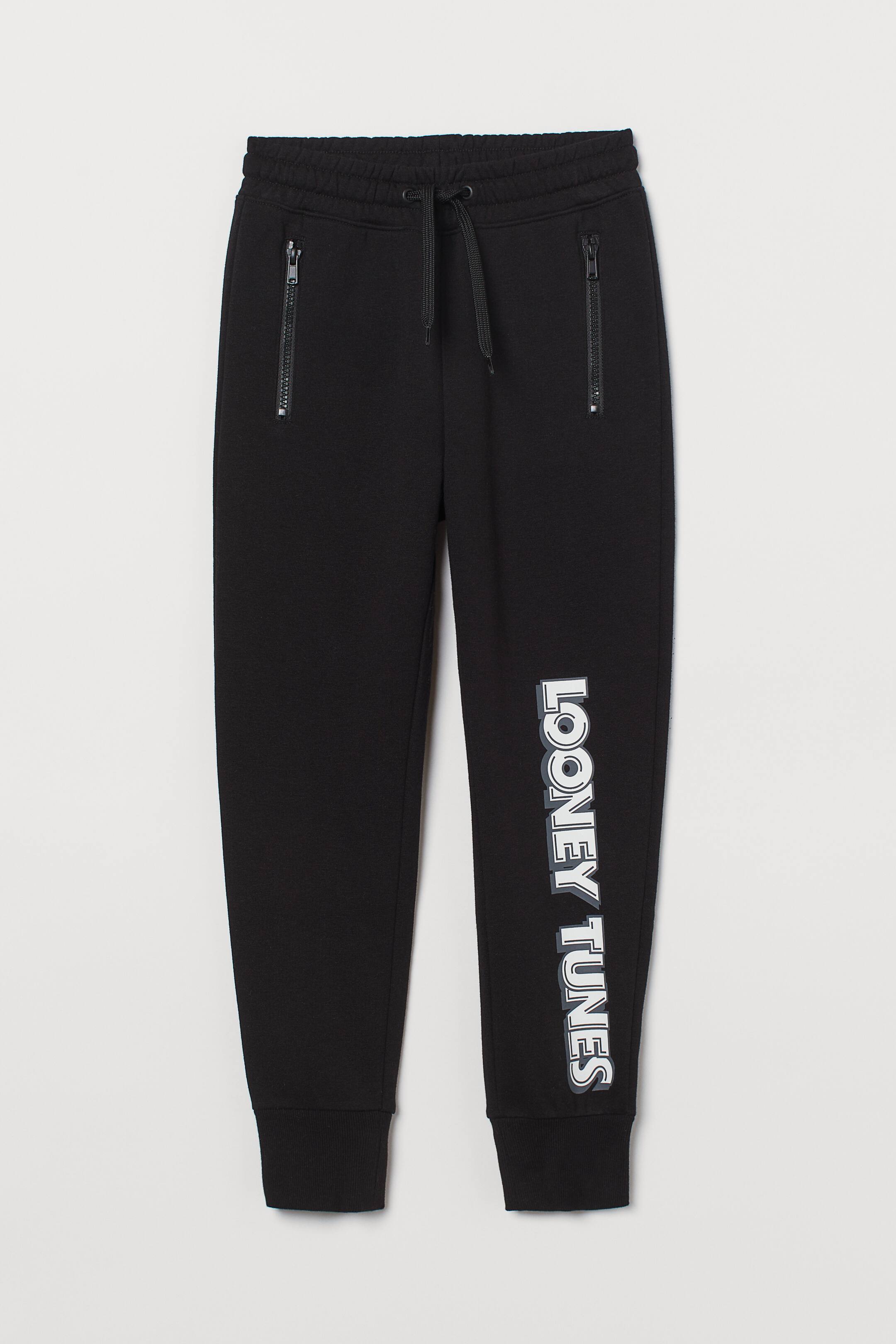 Pantalon Jogging H&M Fille Noir Tweety – Taille 10 Ans, Coton, Looney Tunes