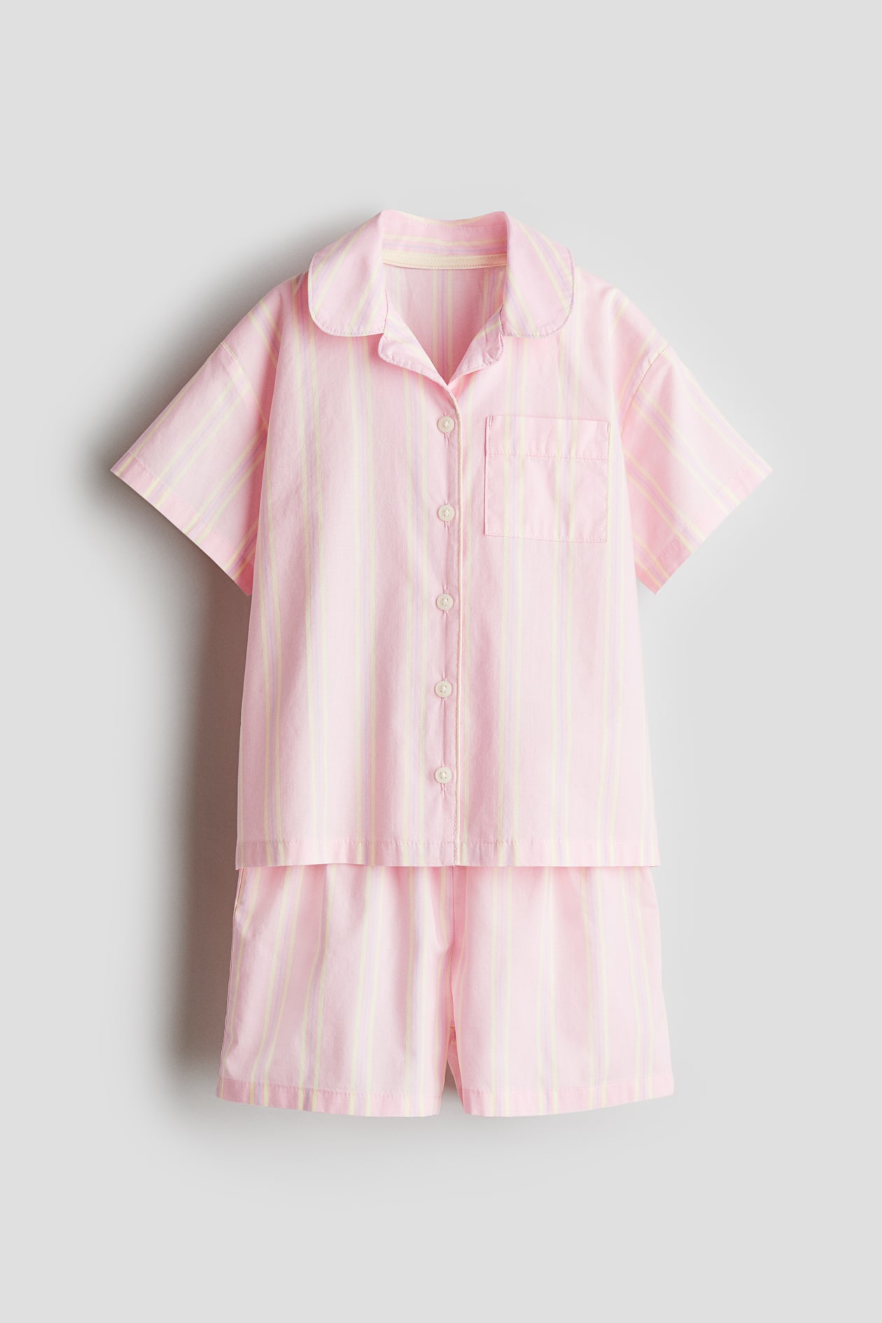 Rosa/Randig Pyjamas i bomull för barn | H&M SE