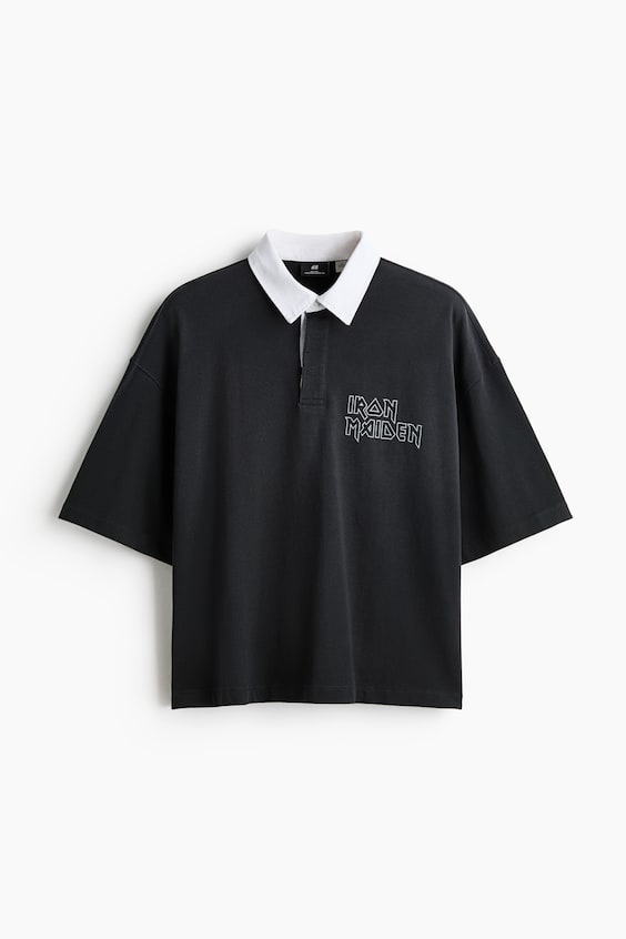 Мужские рубашки H&M Relaxed-Fit Polo Shirt