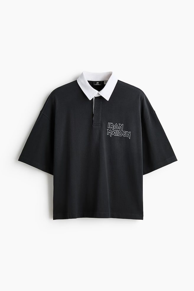 Relaxed-Fit Polo Shirt - Black/Iron Maiden/Light pink/Metallica - 1